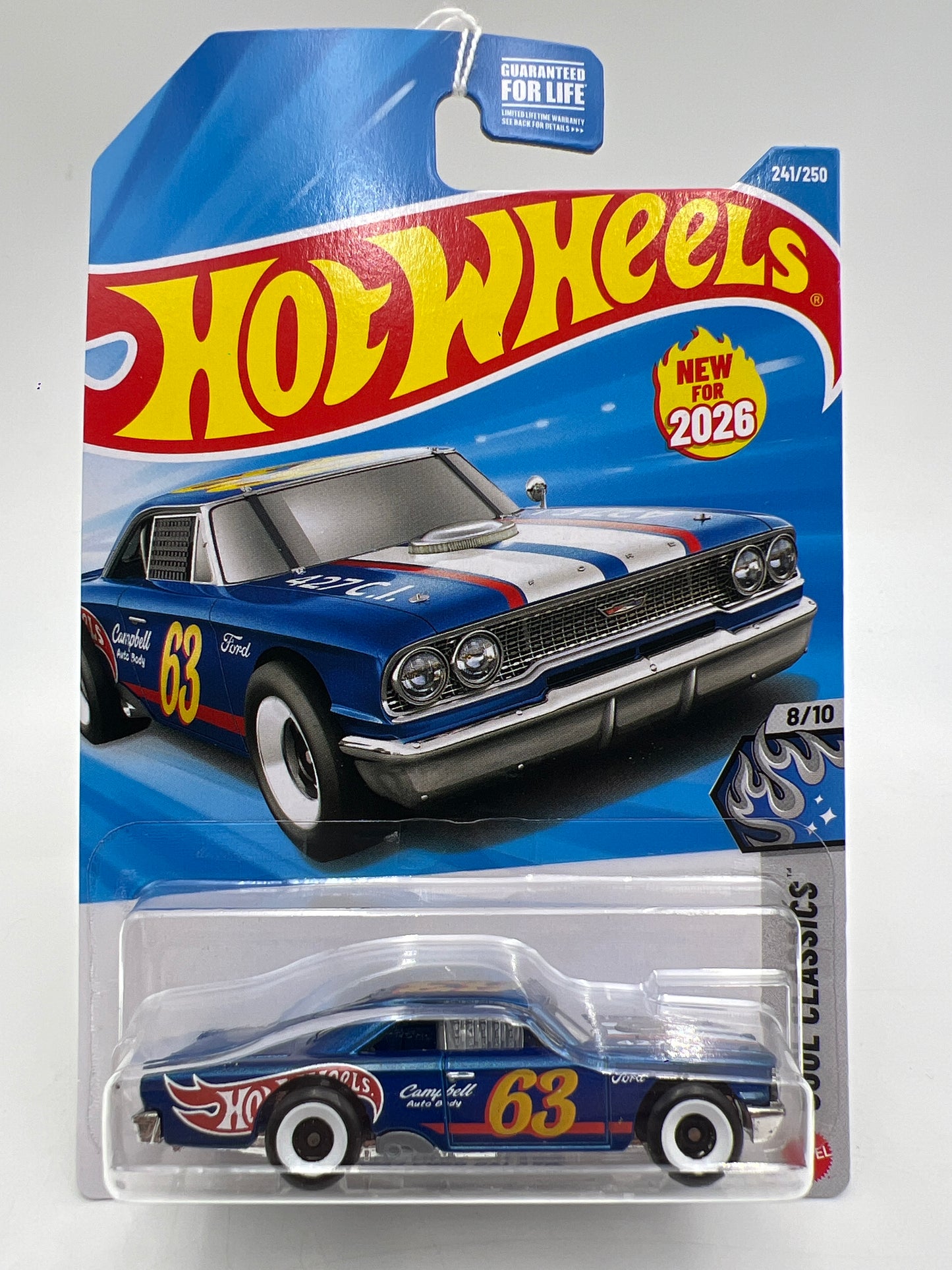 2026 Hot Wheels M Case #241 1963 Ford Galaxie Blue