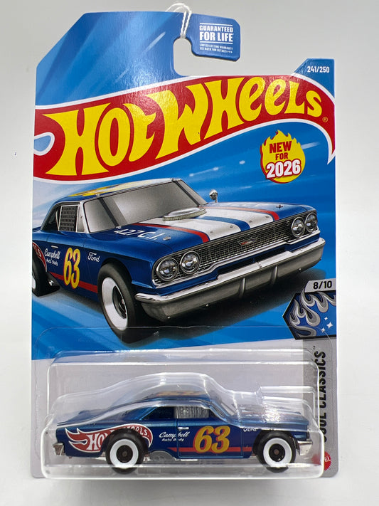 2026 Hot Wheels M Case #241 1963 Ford Galaxie Blue 31C