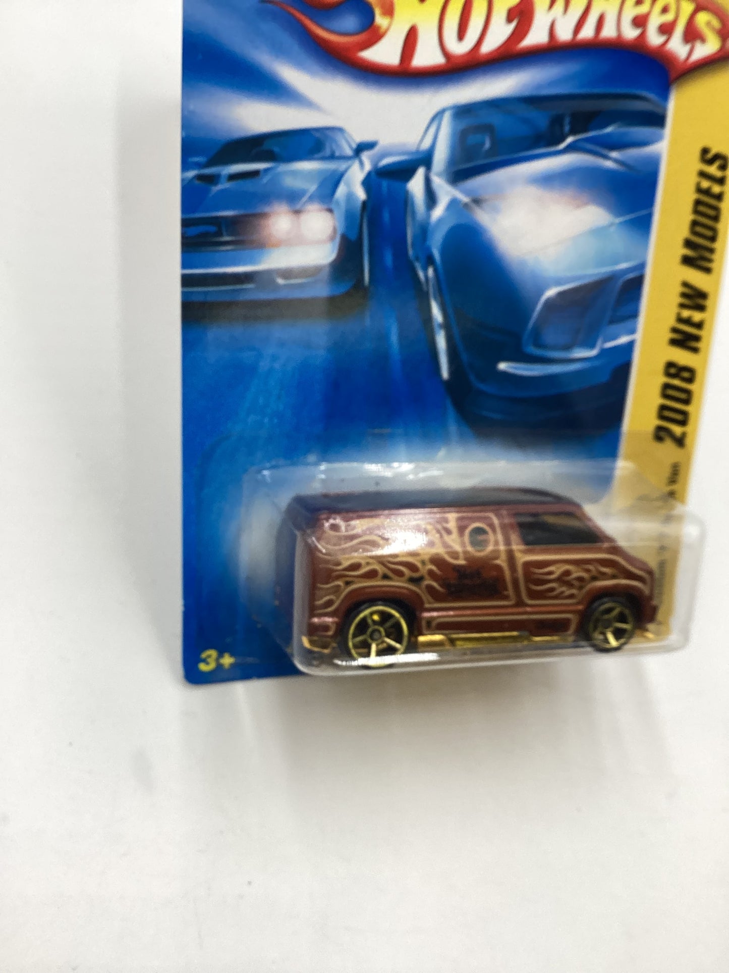 2008 Hot Wheels New Models #7 Custom 77 Dodge Van Brown 43i