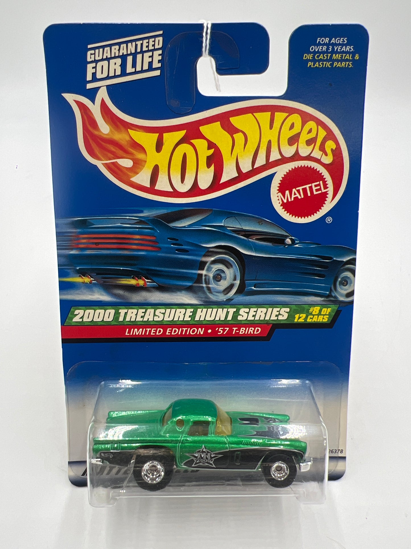 2000 Hot Wheels Treasure Hunt Series 8/12 57 T-Bird #056 275D