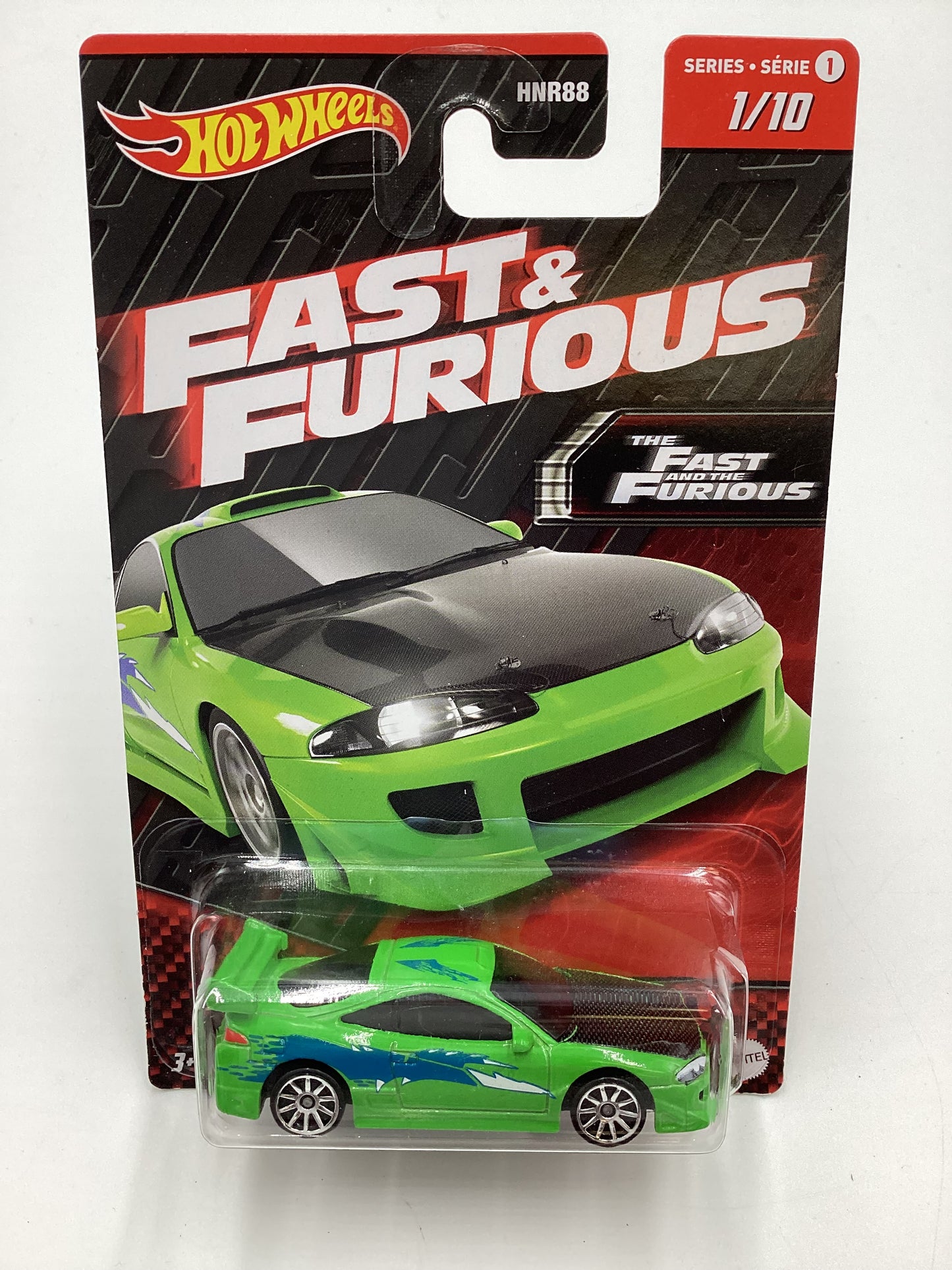 2023 Hot wheels Fast and Furious Series 1 #1 95 Mitsubishi Eclipse Green W/ protector