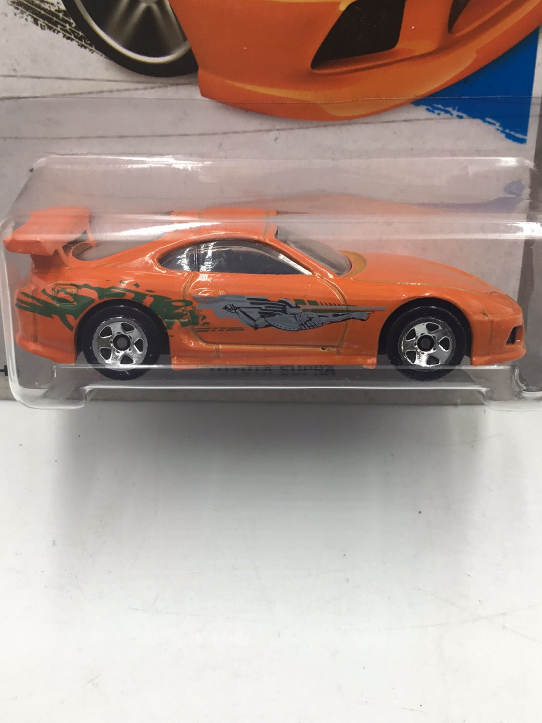 2013 Hot wheels fast and furious #5 Toyota Supra with protector