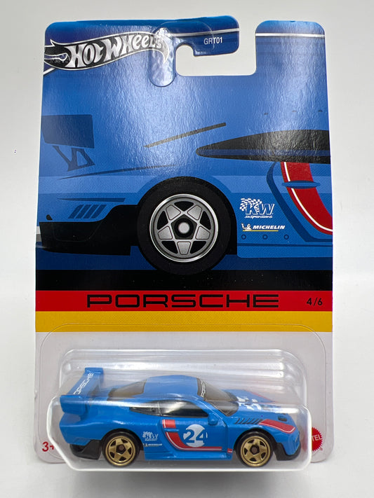 Hot Wheels Porsche Series #4 Porsche 935 Blue