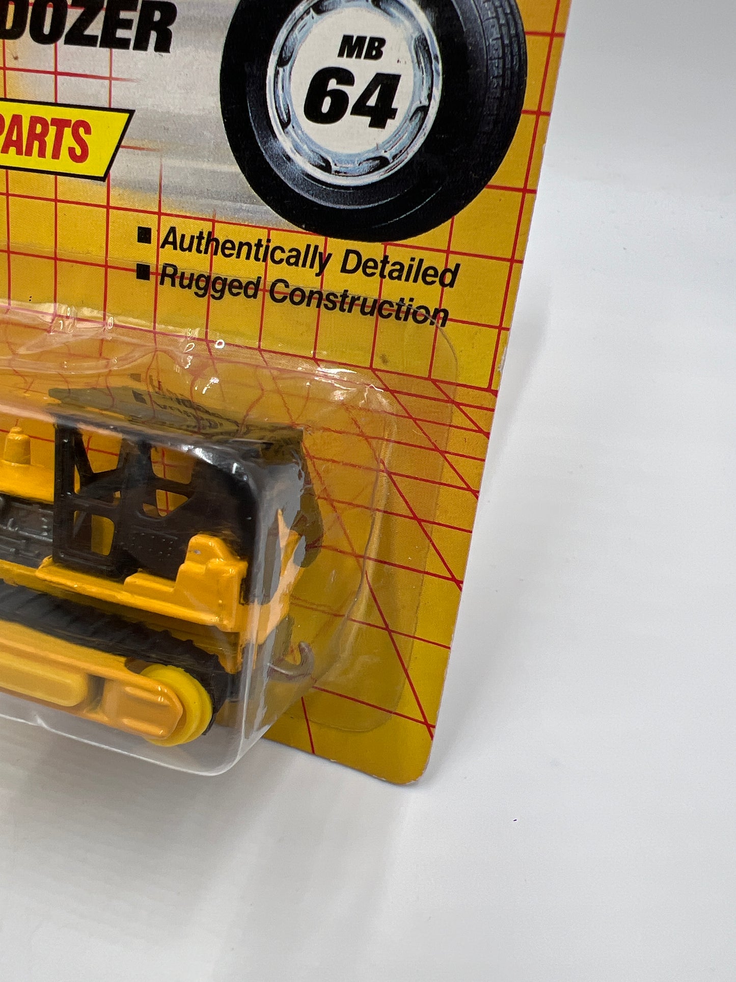 Matchbox Moving Parts #64 Bulldozer Yellow 206C