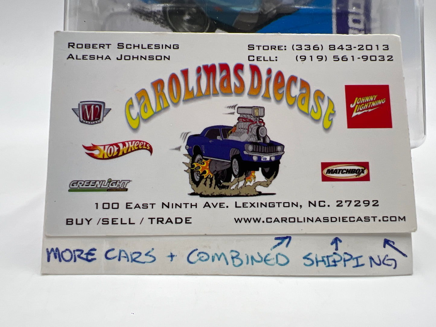 2013 Hot Wheels Super Treasure Hunt #242 72 Ford Gran Torino Sport Blue K&N W/Protector Crushed Blister