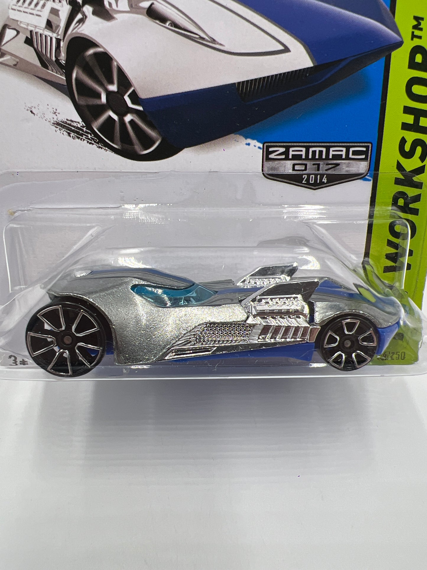 2014 Hot Wheels Walmart Exclusive Zamac 17 #226 Twin Mill III Card Not Perfect 145G