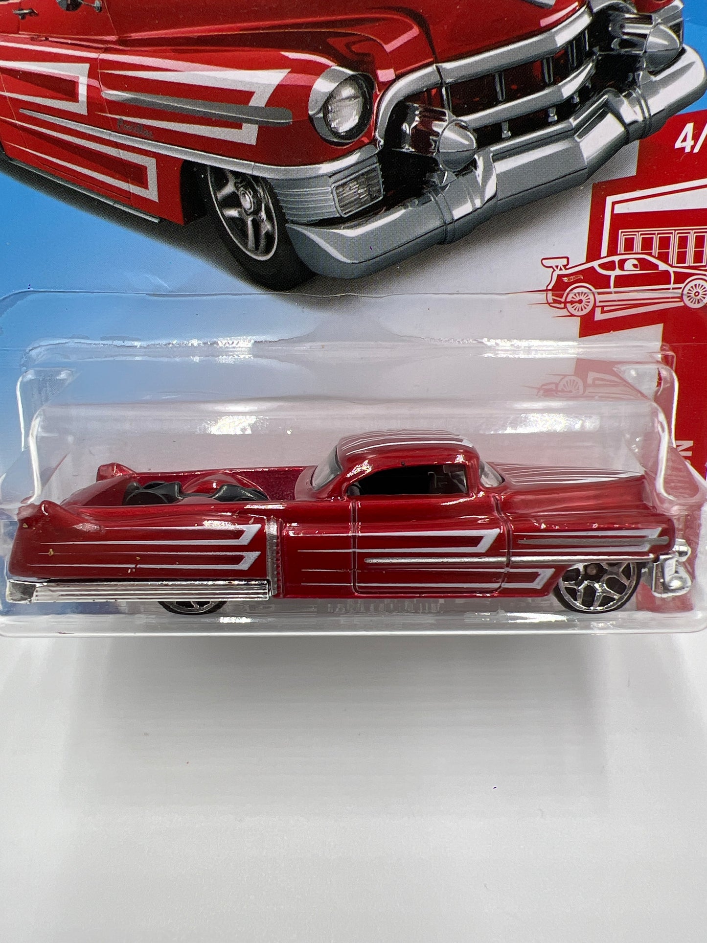 2019 Hot Wheels Target Exclusive Red Edition #106 Custom 53 Cadillac Red 147E