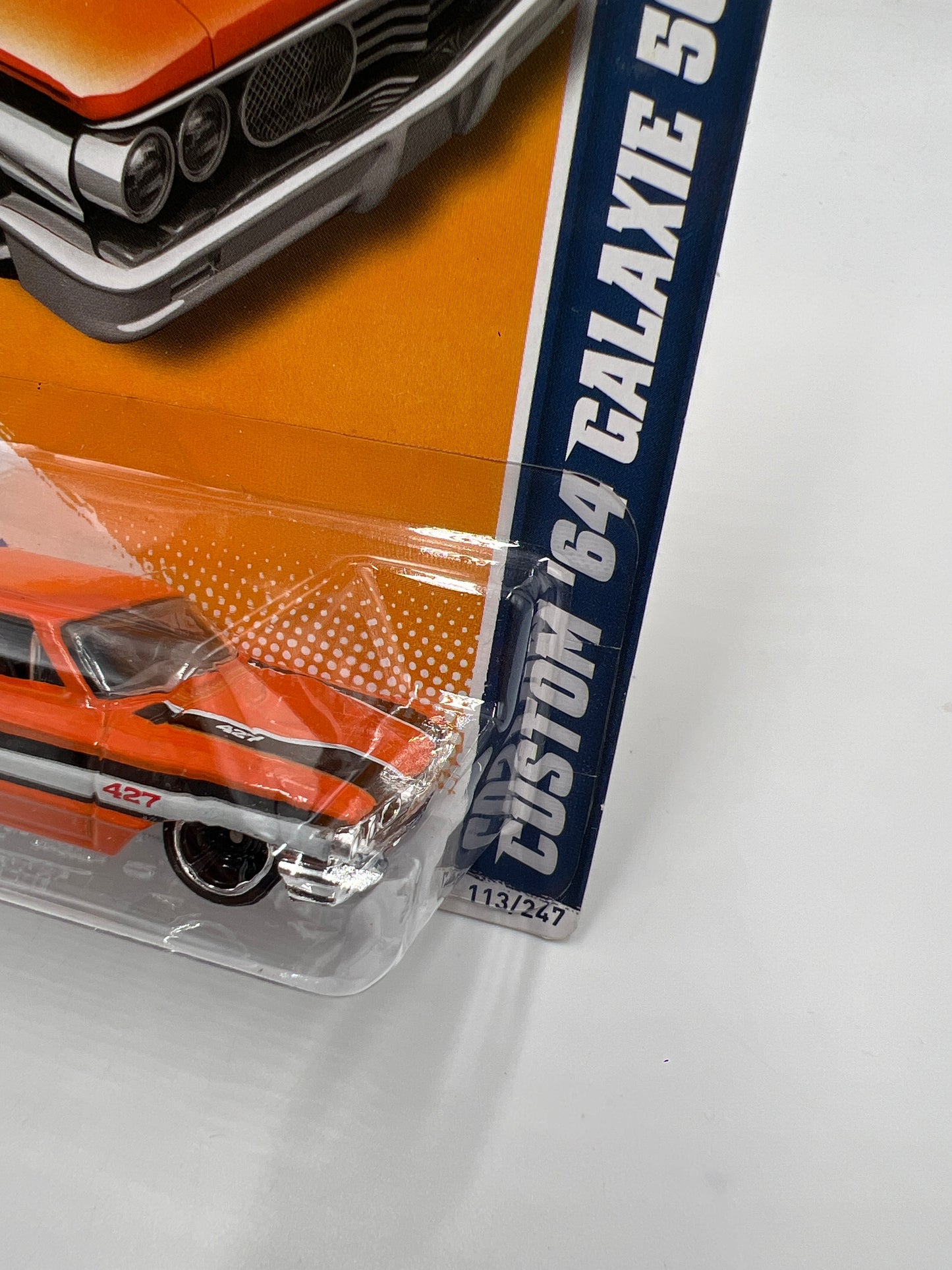 2012 Hot Wheels Muscle Mania Ford #113 Custom 64 Galaxie 500 Orange 22D