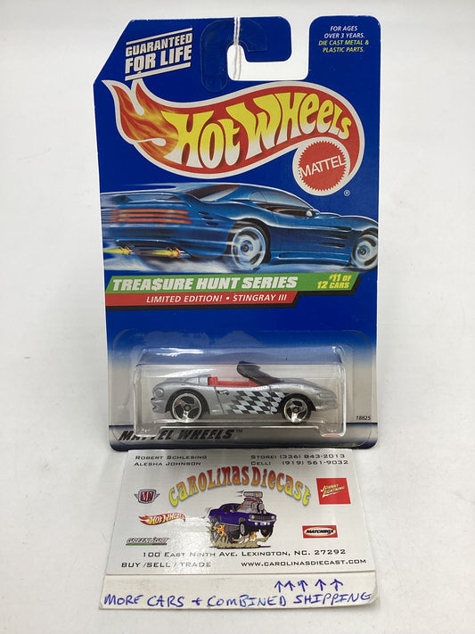 1998 Hot Wheels Treasure Hunt 11/12 Stingray III #759 277F