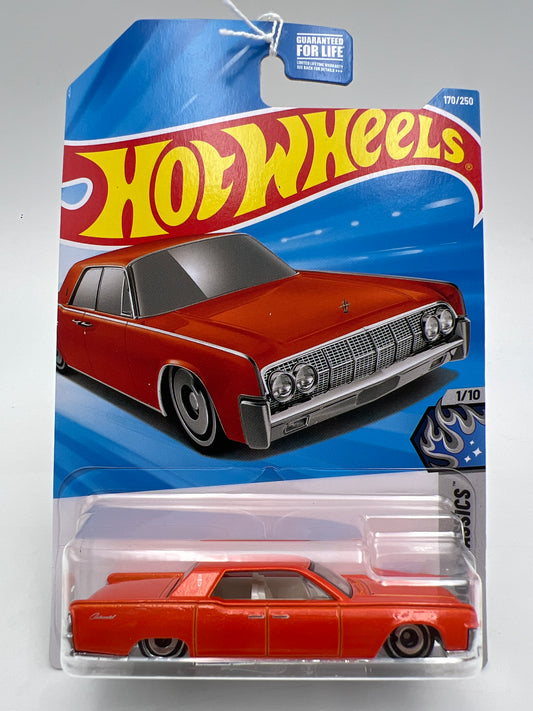 2026 Hot Wheels H Case #170 64 Lincoln Continental Orange