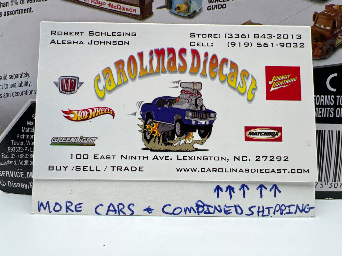 Disney Pixar The World of Cars #2 Mel Dorado Show Lee Race White Chase 140B
