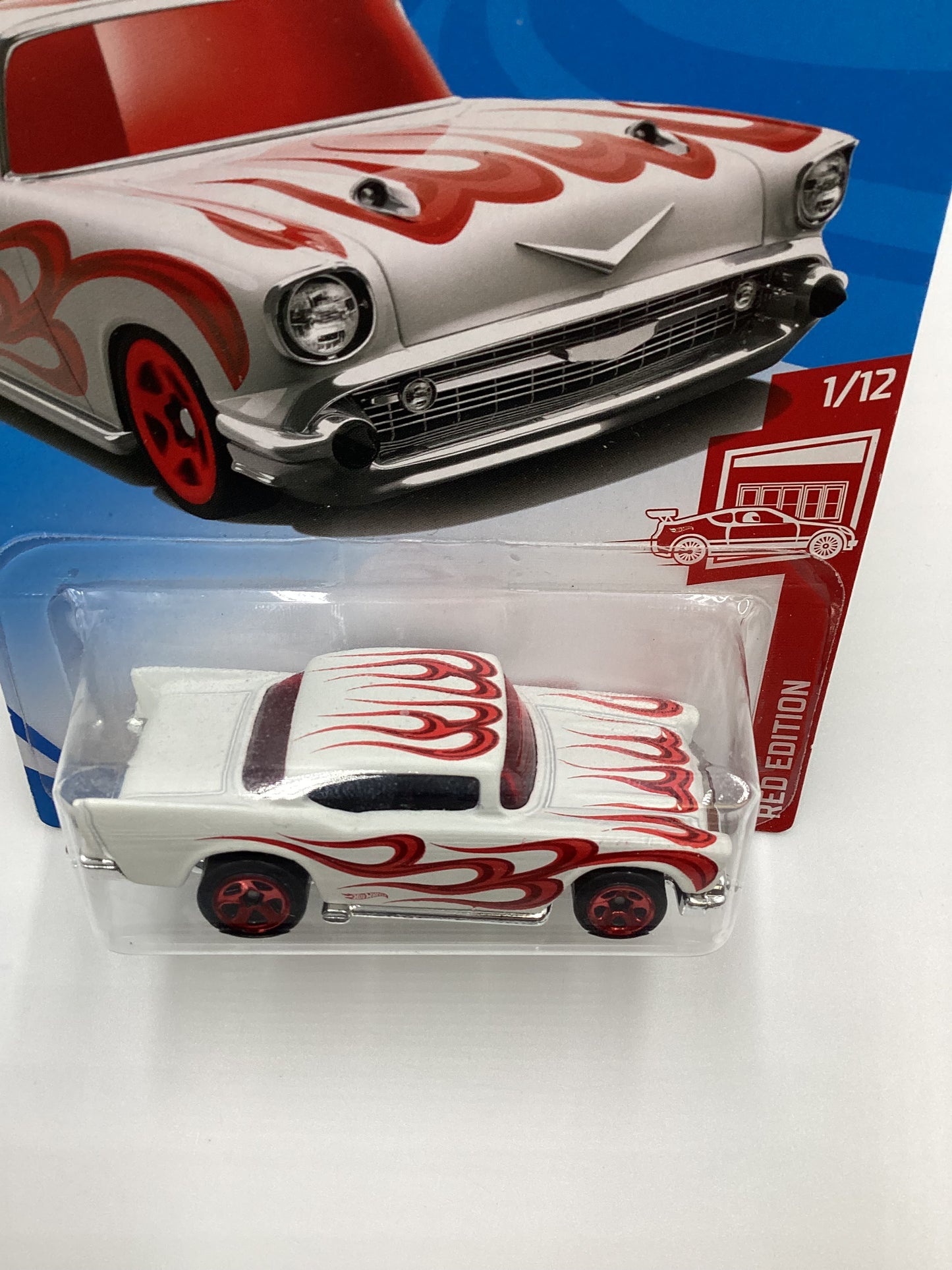 2019 Hot Wheels #9 57 Chevy Red Edition