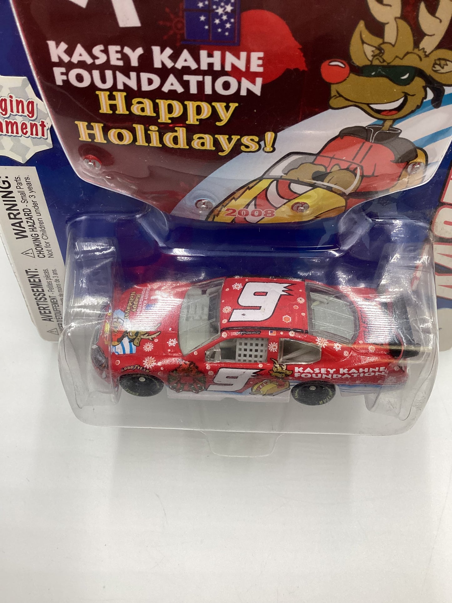 2008 Winners Circle Sam Bass Holiday Collection Kasey Kahne Foundation Happy Holidays #9 Dodge Red SR