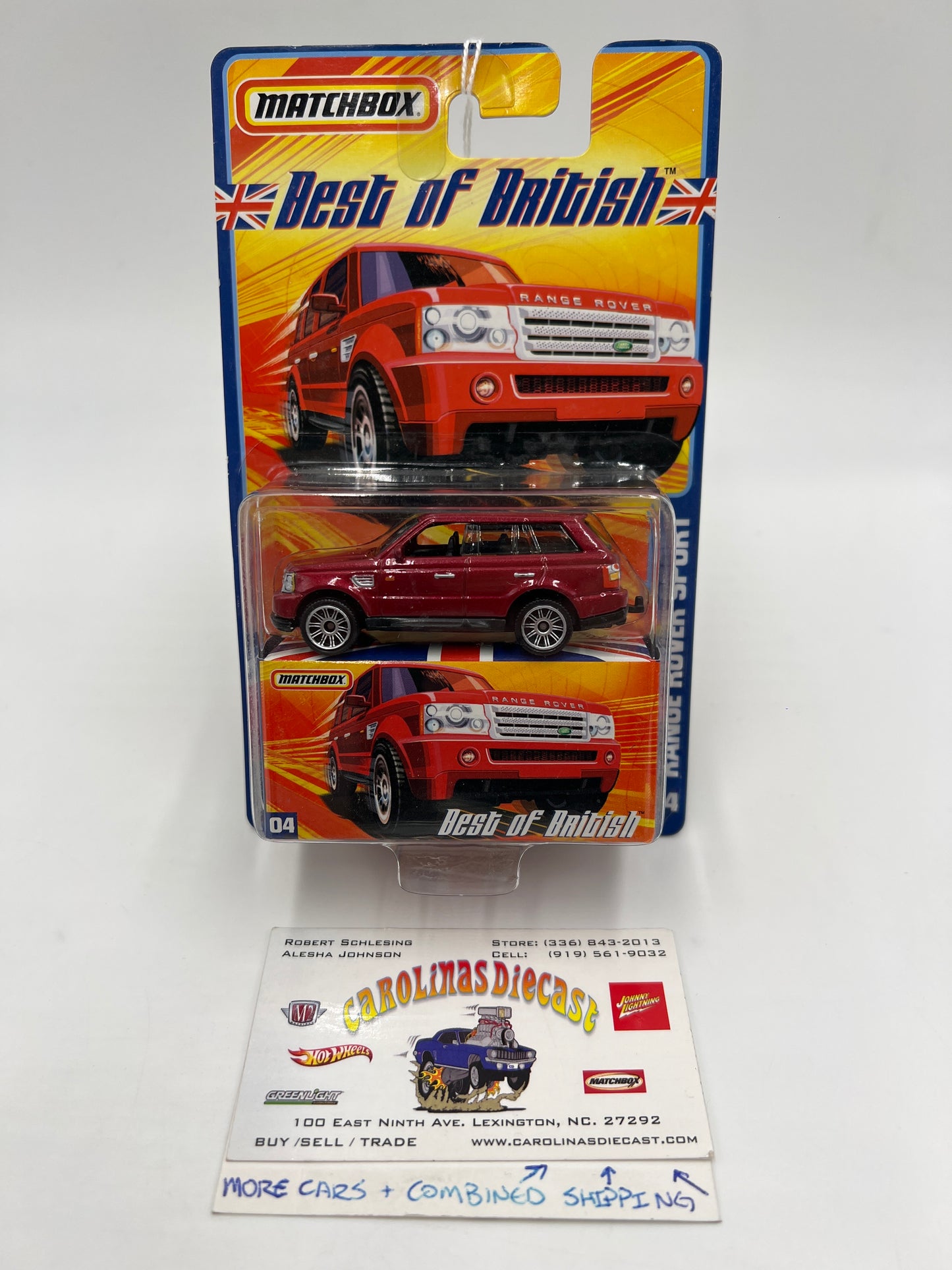 Matchbox Best Of British #4 Range Rover Sport Red SR