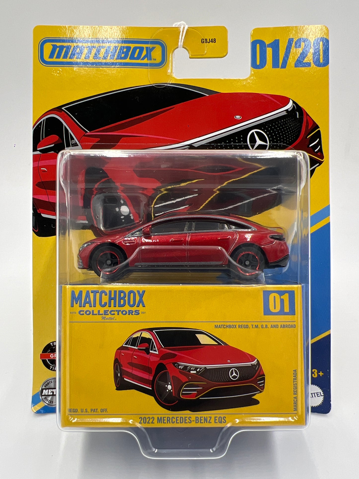 2025 Matchbox Collectors #1 2022 Mercedes-Benz EQS Red 165i