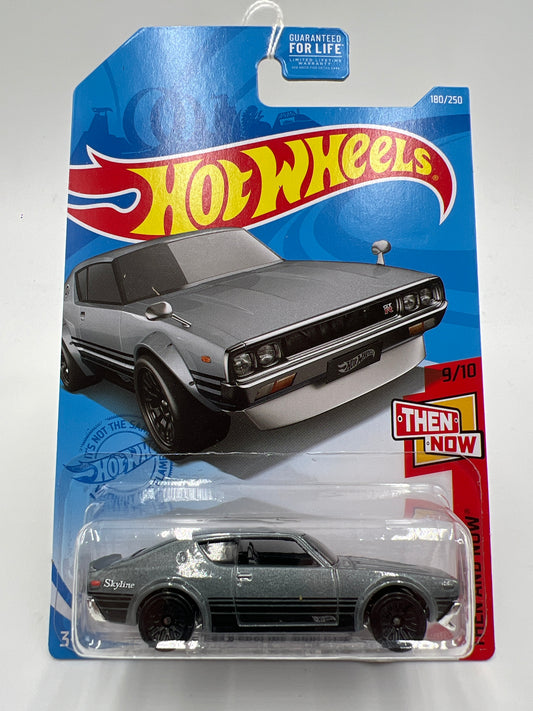 2021 Hot Wheels Then And Now #180 Nissan Skyline 2000 GT-R Gray 82D