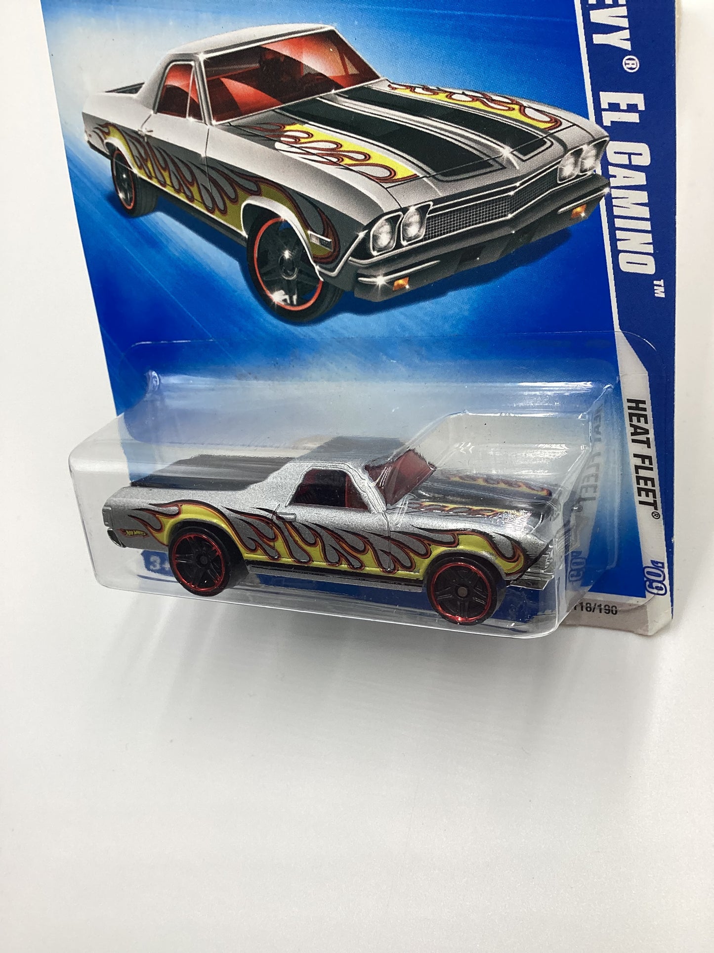 2009 Hot Wheels #118 68 El Camino Silver 12F