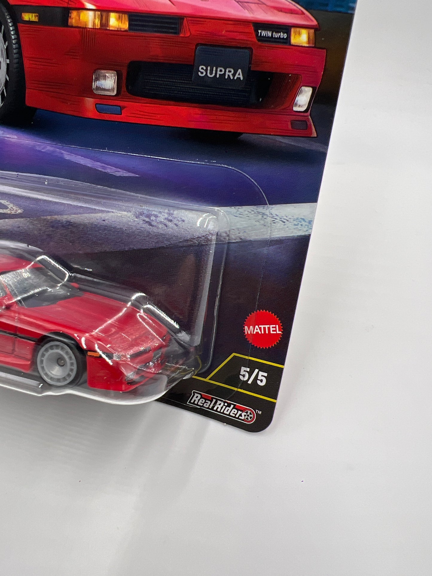 2025 Hot Wheels Premium Ronin Run II #5 89 Toyota Supra Red 253E