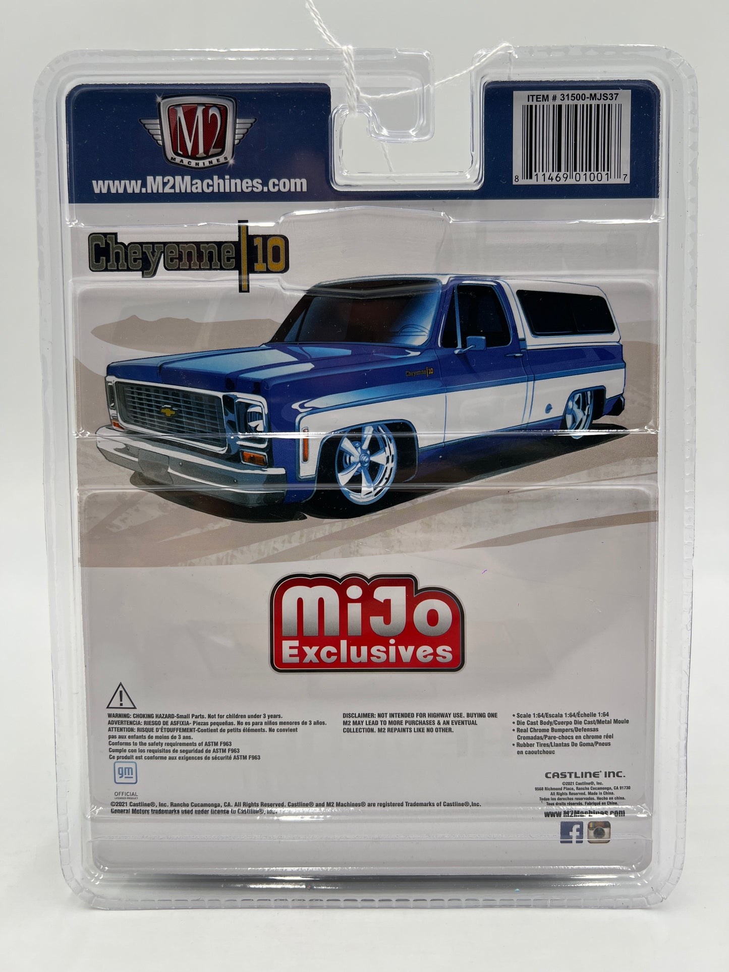 M2 Machines MiJo Exclusives CHASE 1/500 1973 Chevrolet Cheyenne 10 MJS37