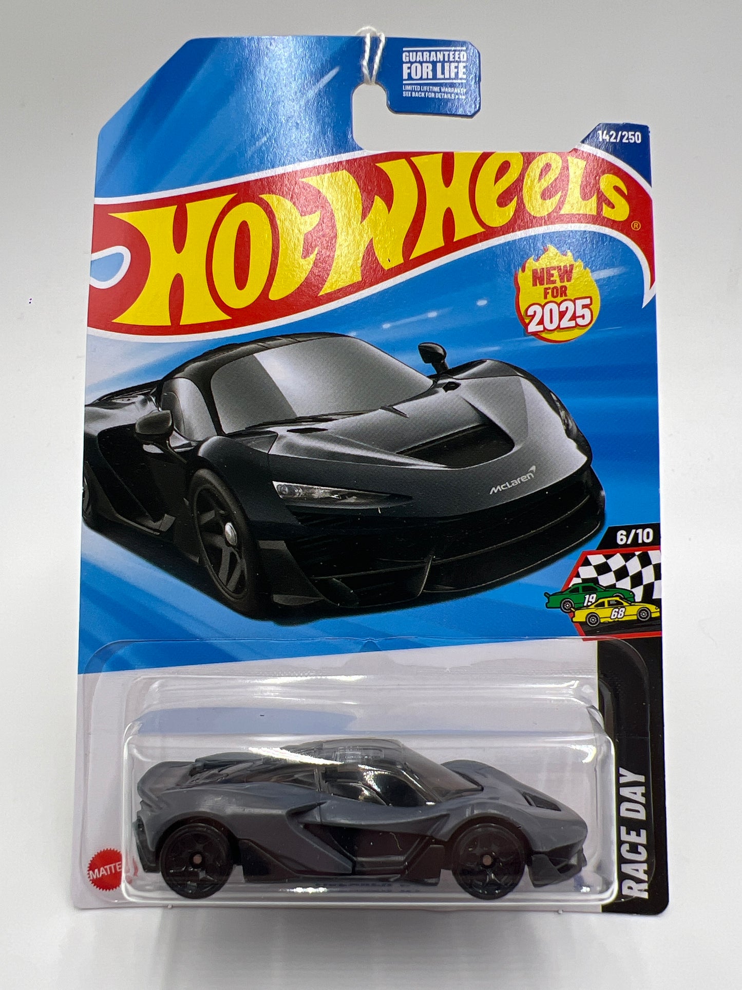 2025 Hot Wheels Q Case Race Day #142 McLaren W1 Gray 103G