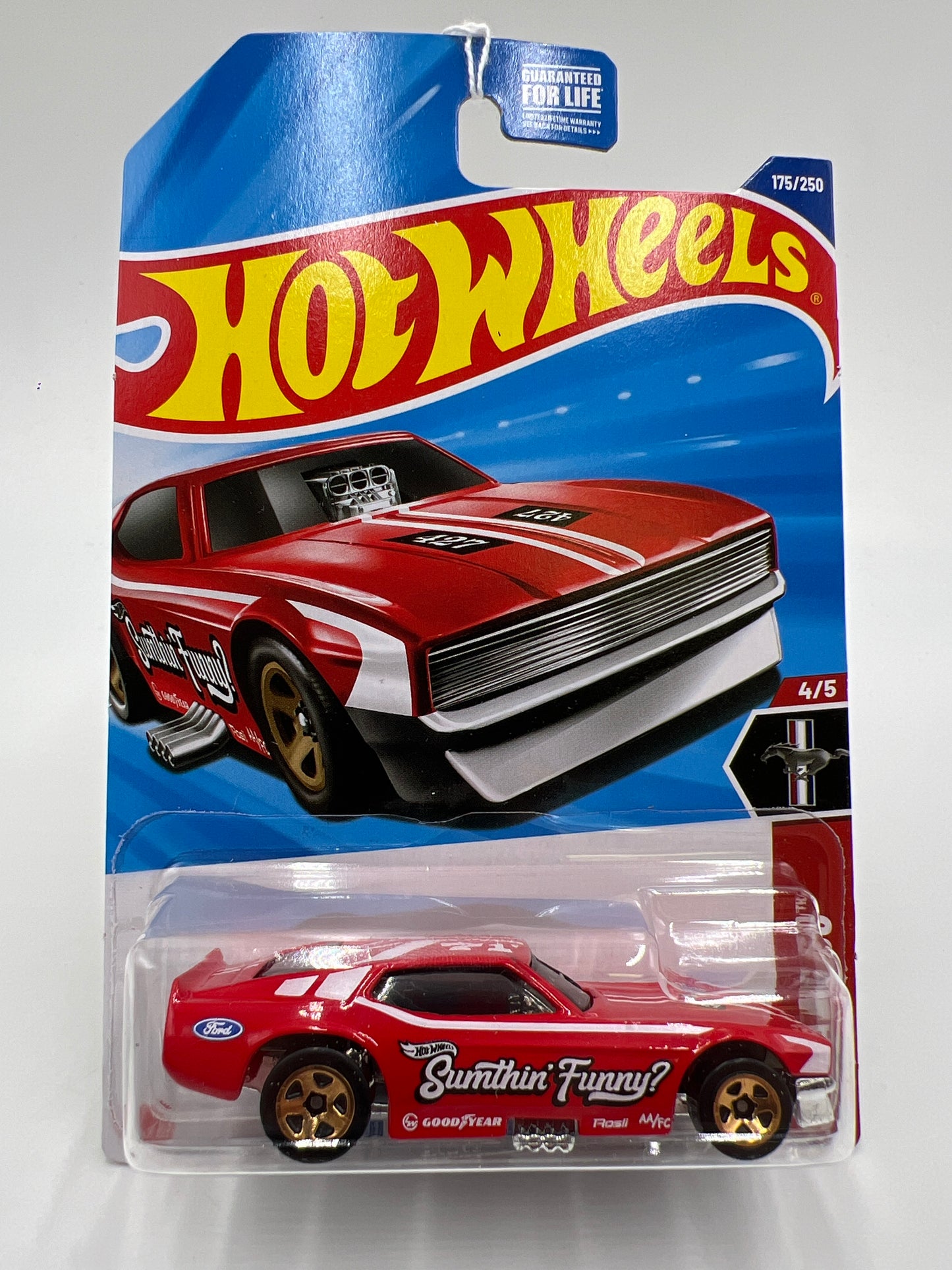 2025 Hot Wheels J Case Mustang 60th #175 71 Mustang Funny Car Red 21D