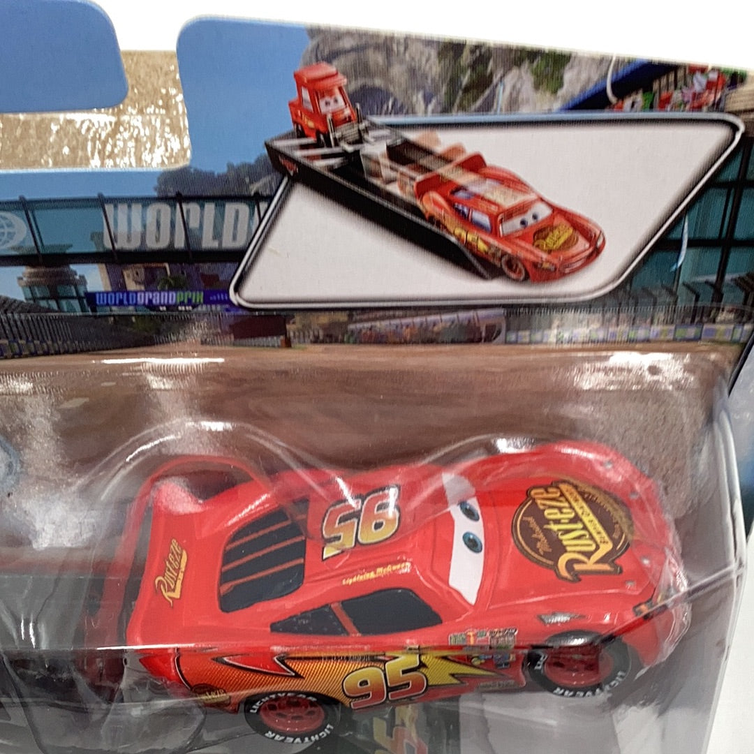 Disney Pixar Cars Pit Crew Launcher Lightning McQueen 136B