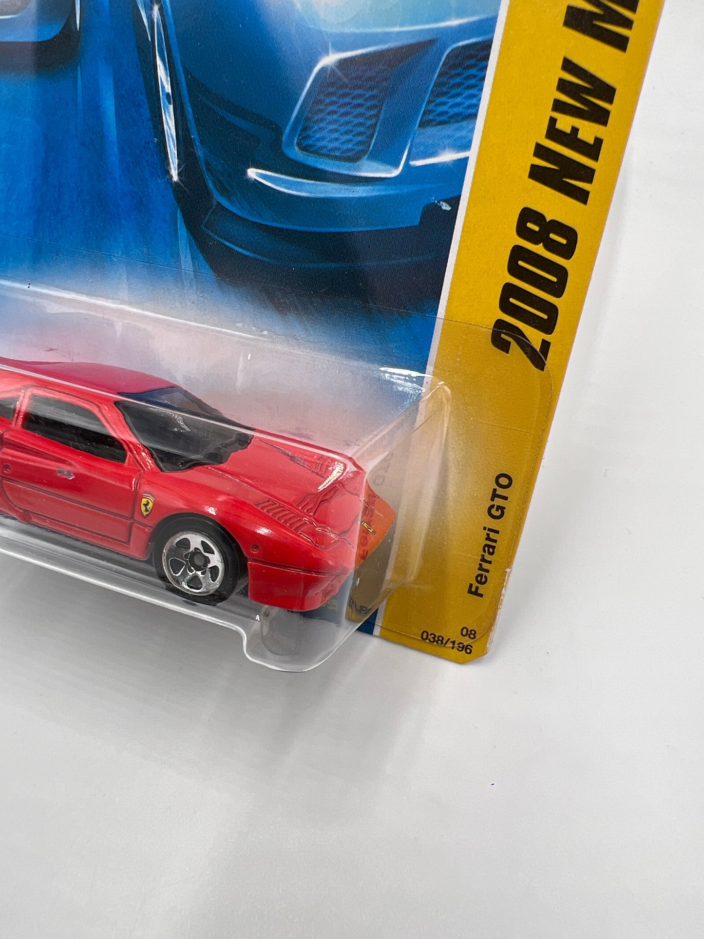2008 Hot Wheels New Models #38 Ferrari GTO Red W/Protector