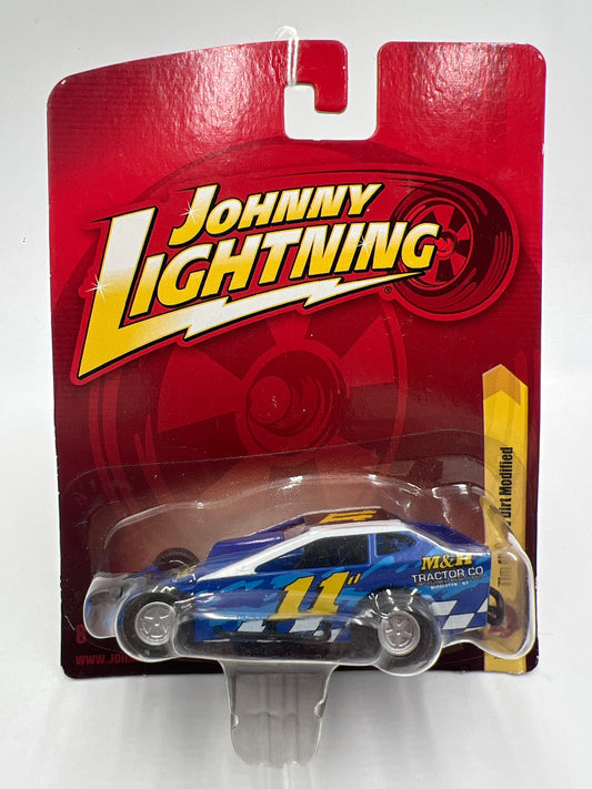 Johnny Lightning Small Card Tim Gilsons Dirt Modified Blue