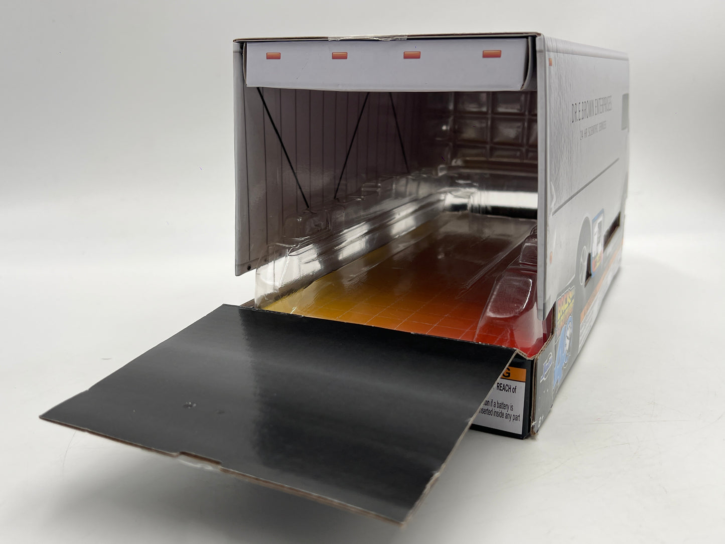 Jada 1/24 Scale Back To The Future 40 Years Edition Time Machine DMC DeLorean W/Lights & Truck Package