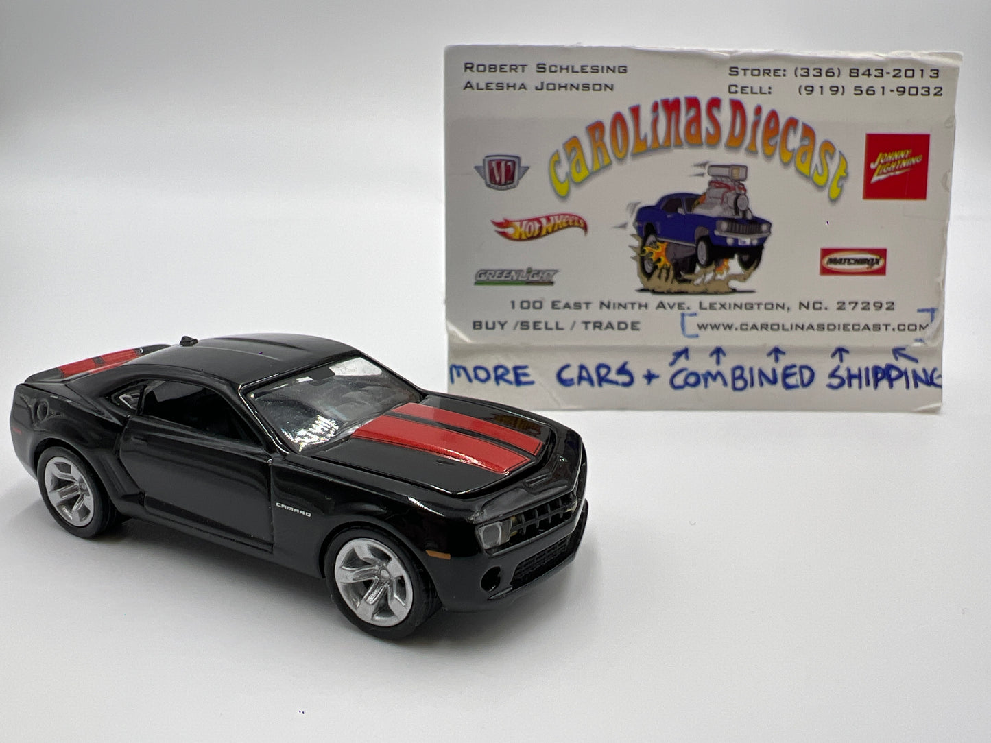 Greenlight Route 66 U.S.A Collector Pack 2010 Chevrolet Camaro SS Black Loose