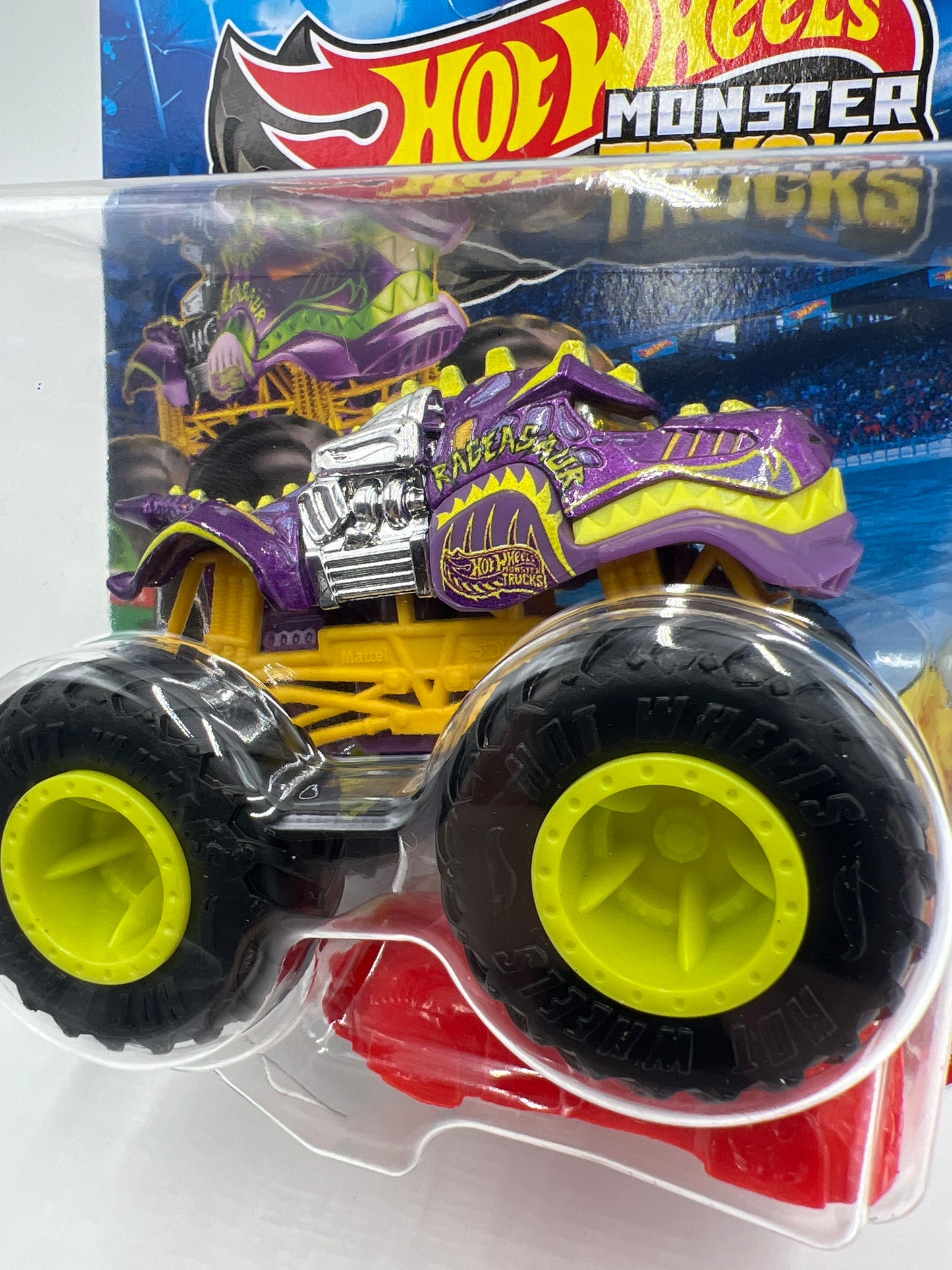 2026 Hot Wheels Monster Trucks Beast Bashers #2 Ragesaur 124D