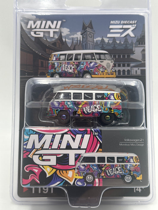 Mini GT #1191 Mizu Diecast Volkswagen T1 CHASE