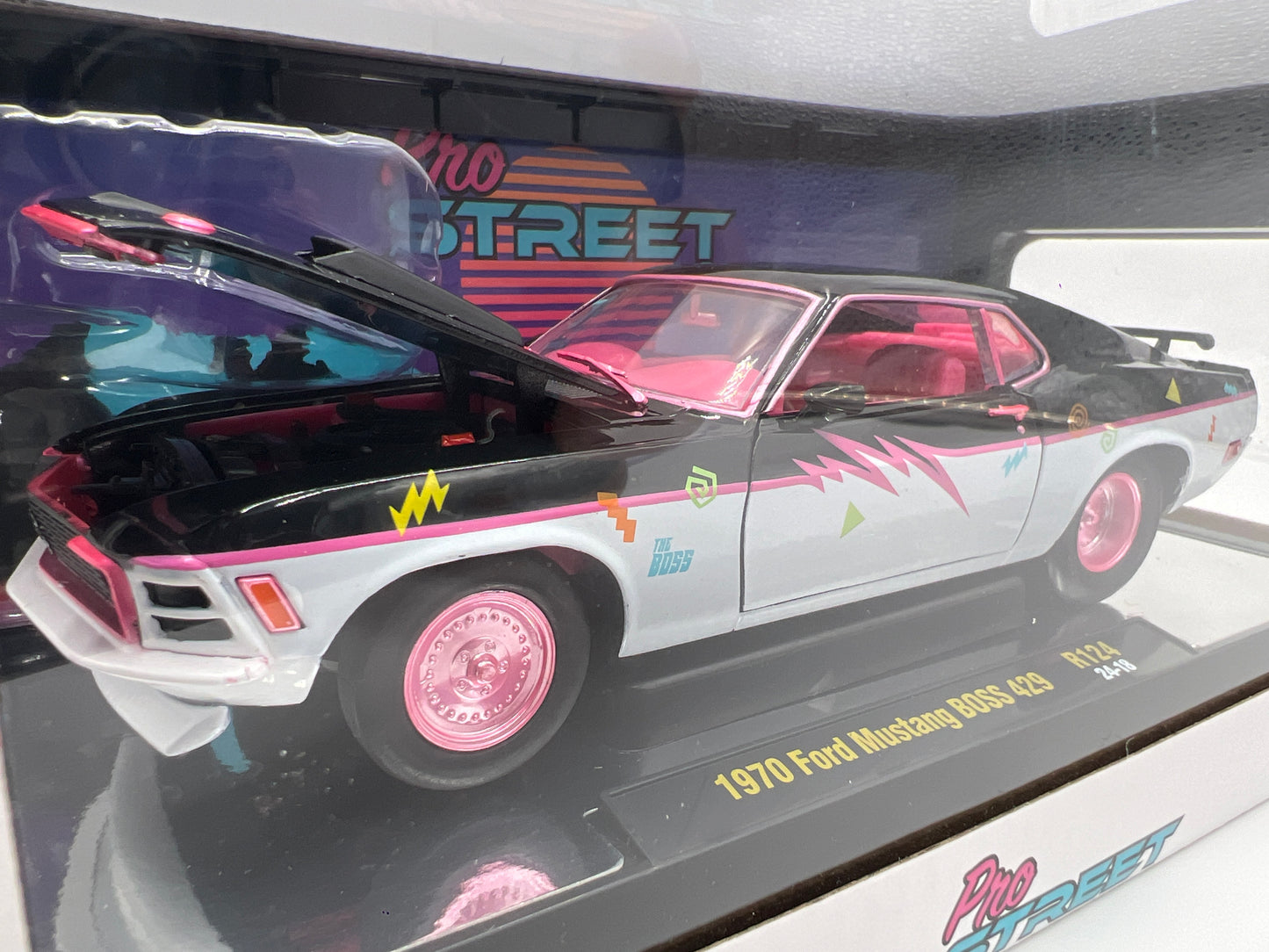 M2 Machines 1/24 CHASE Pro Street 1970 Ford Mustang Boss 429 R124