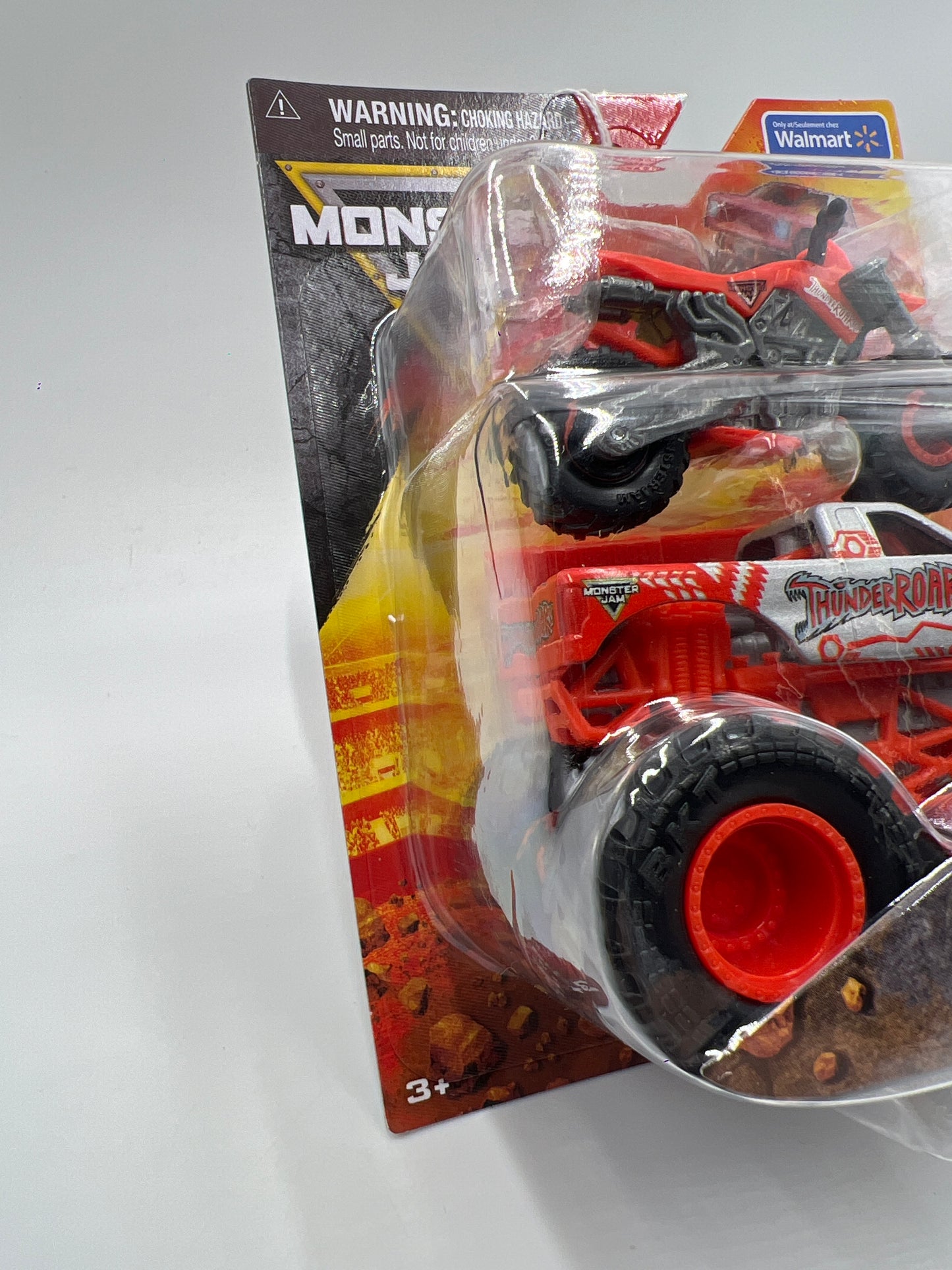 Monster Jam Walmart Exclusive 2 Pack ThunderROARus W/Dirt Bike 135C