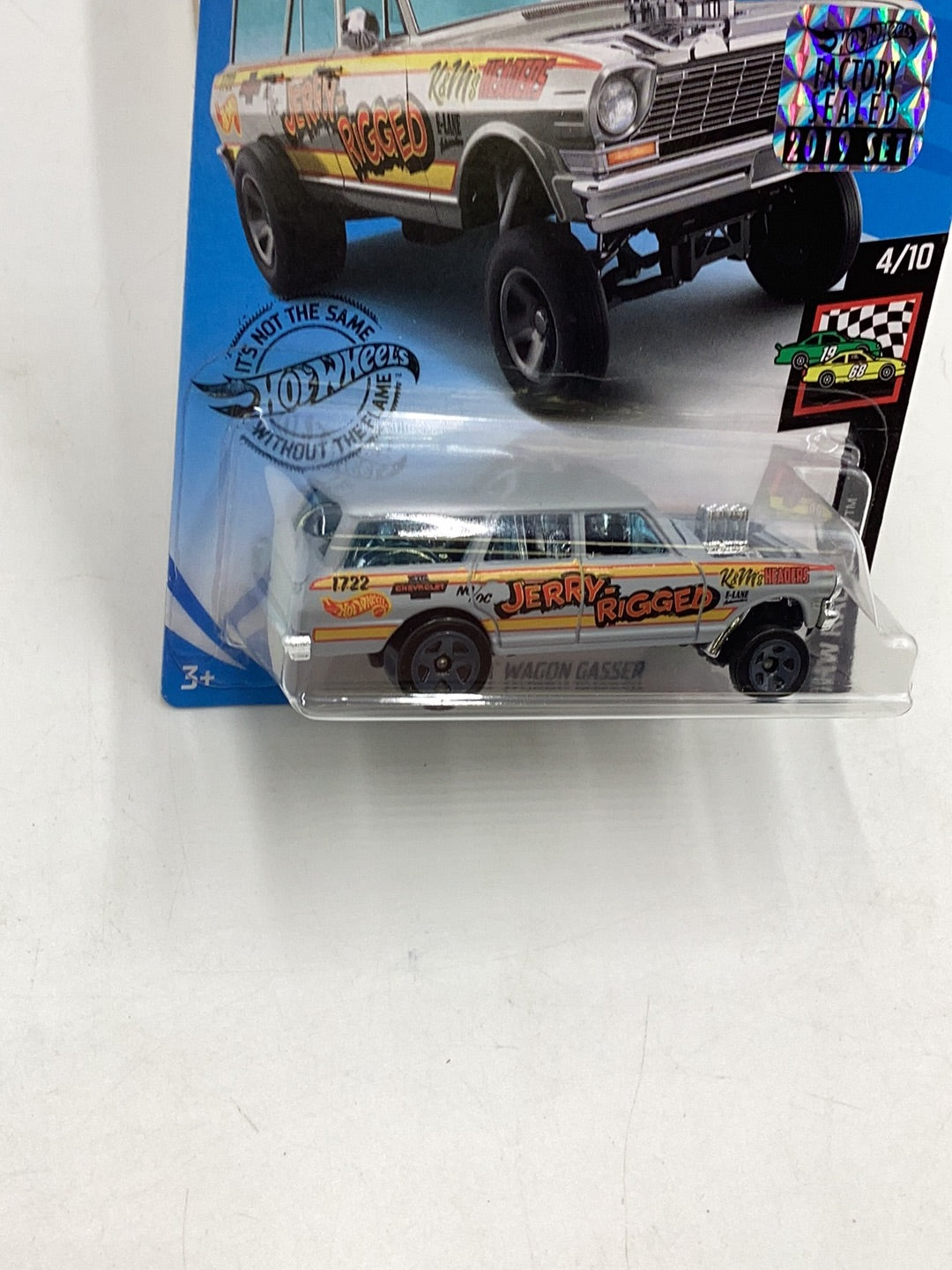 2019 Hot wheels #198 64 Nova Wagon Gasser grey Factory sealed 11D