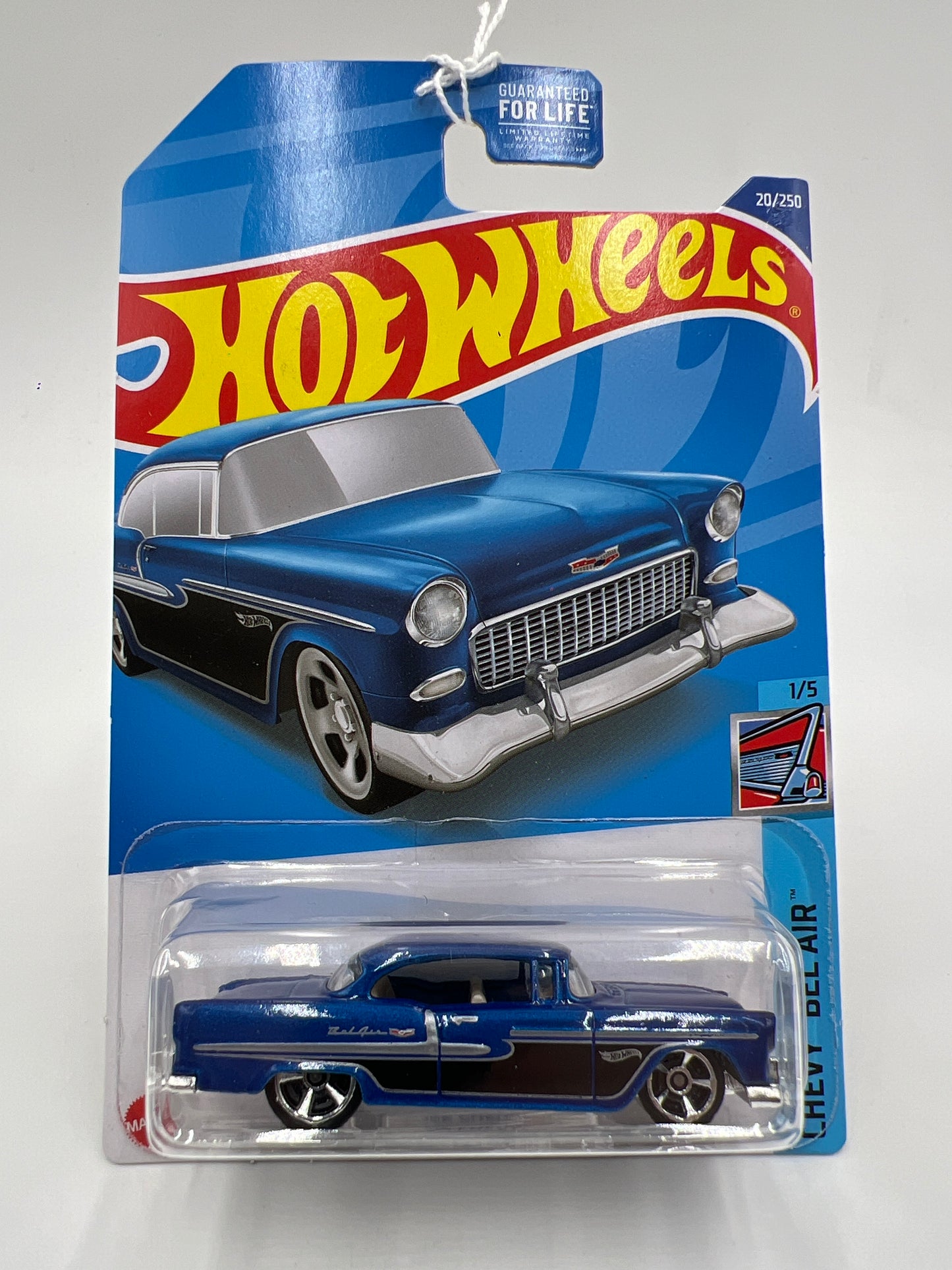 2022 Hot Wheels Chevy Bel Air #20 55 Chevy Blue 10B
