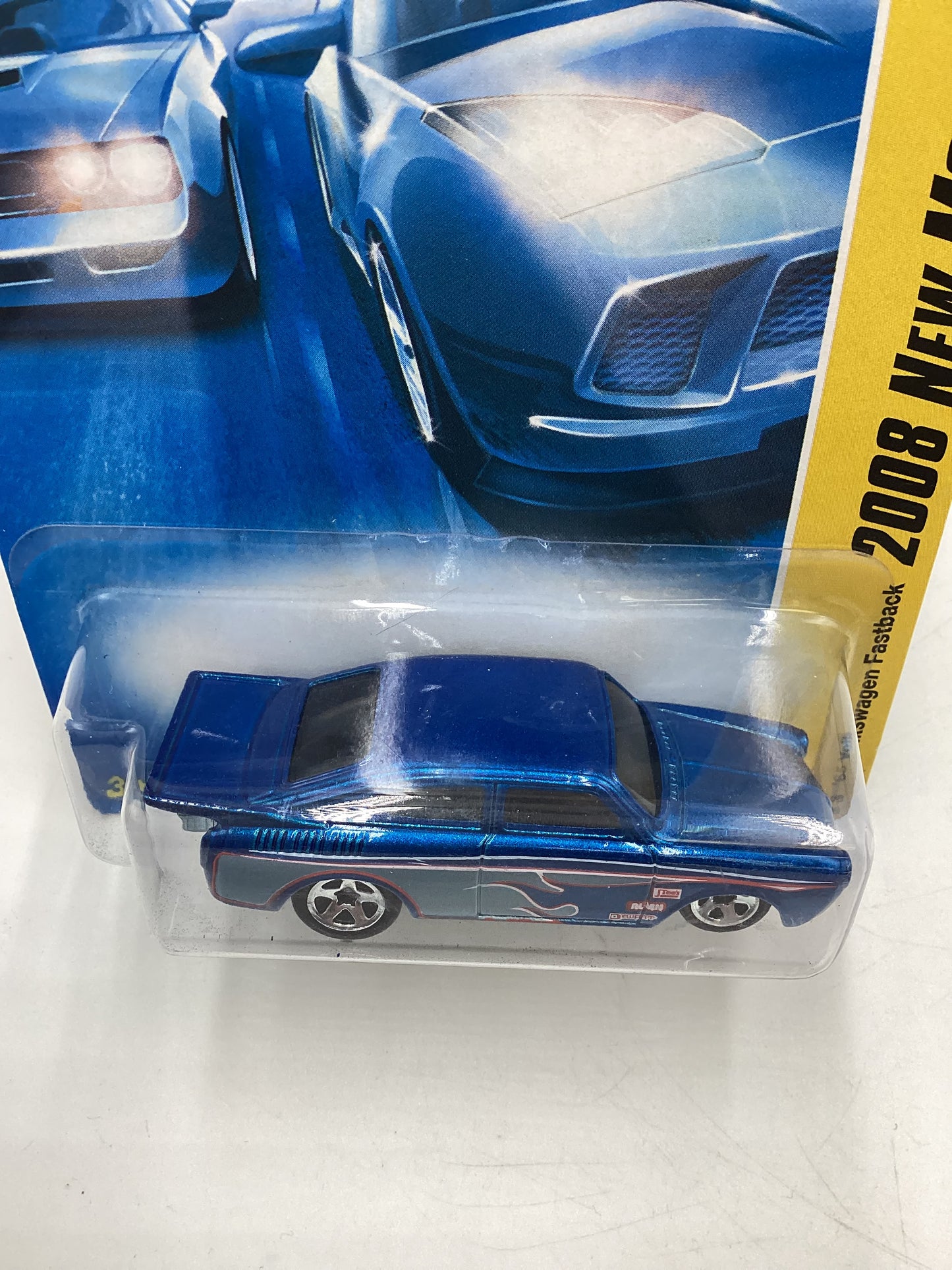 2008 Hot Wheels New Models #39 65 Volkswagen Fastback Blue 96C