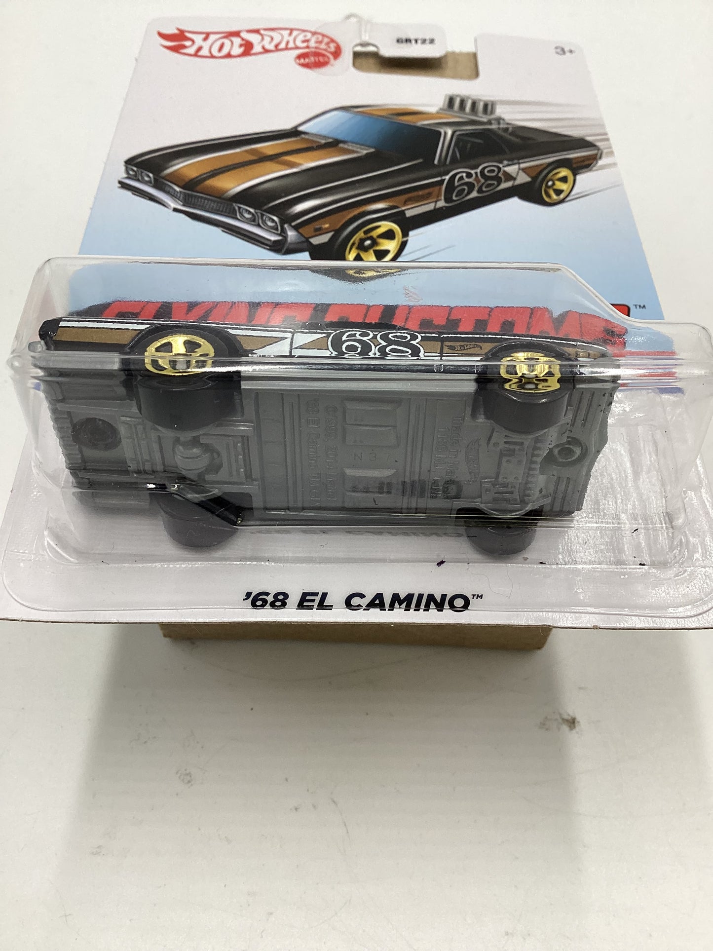 Hot Wheels Target Exclusive Flying Customs 68 El Camino Black 154G