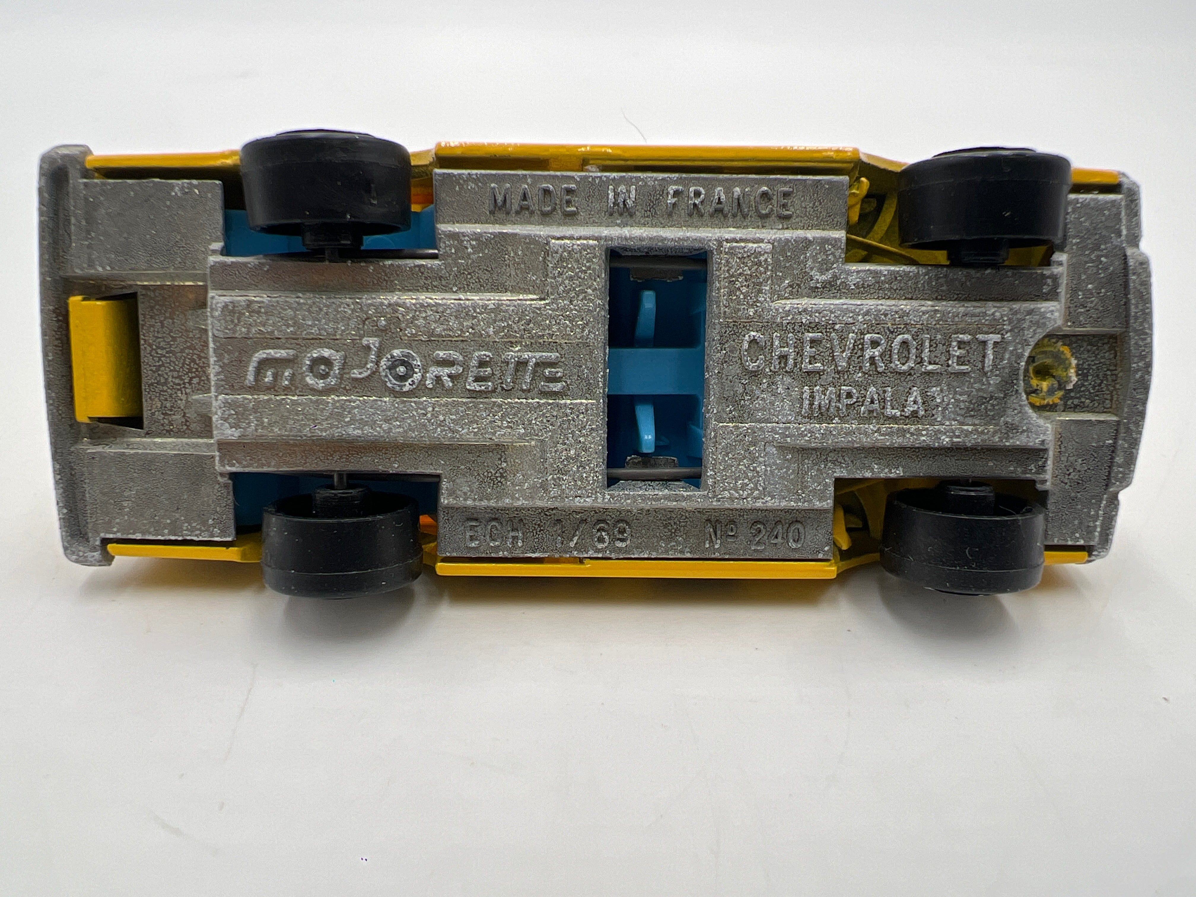 Majorette No. 240 Chevrolet Impala Taxi Yellow Loose