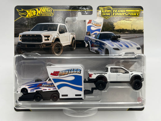 2026 Hot Wheels Team Transport #96 Rob’n Pinks & 17 Ford F-150 Raptor