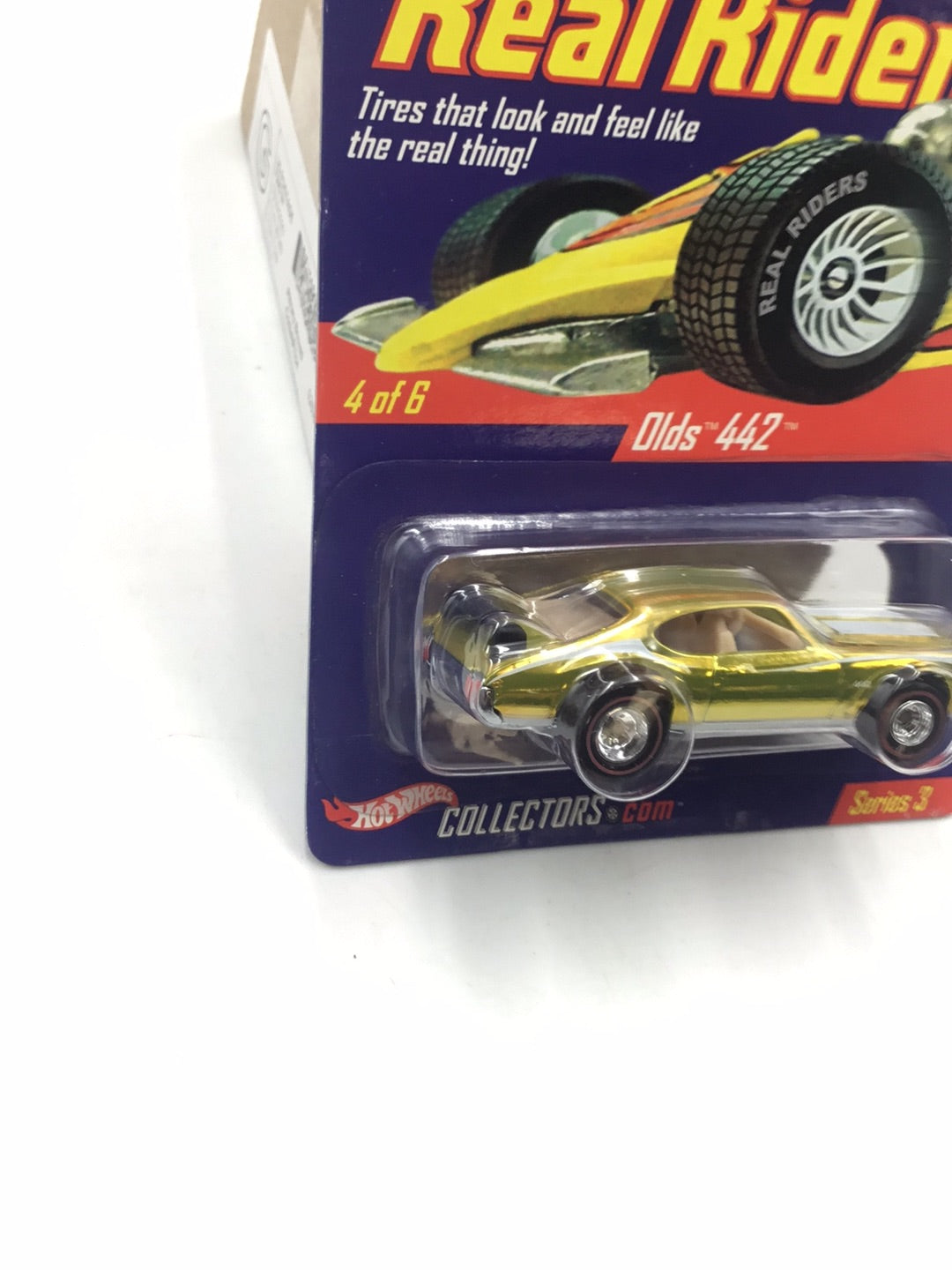 Hot wheels Real Riders Olds 442 #4 2913/10500 with protector