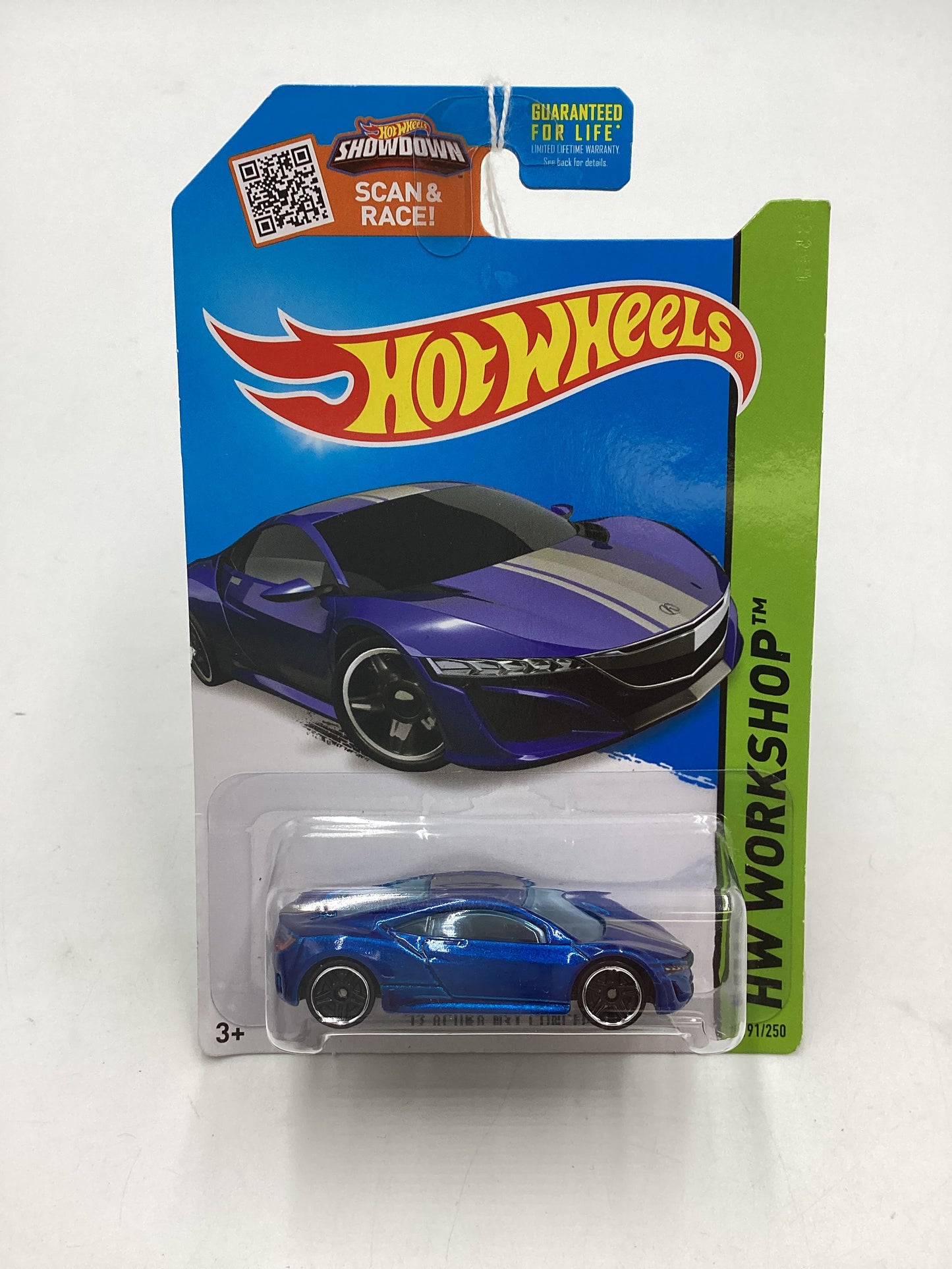 2015 Hot wheels Workshop #191 12 Acura NSX Concept Blue 108C