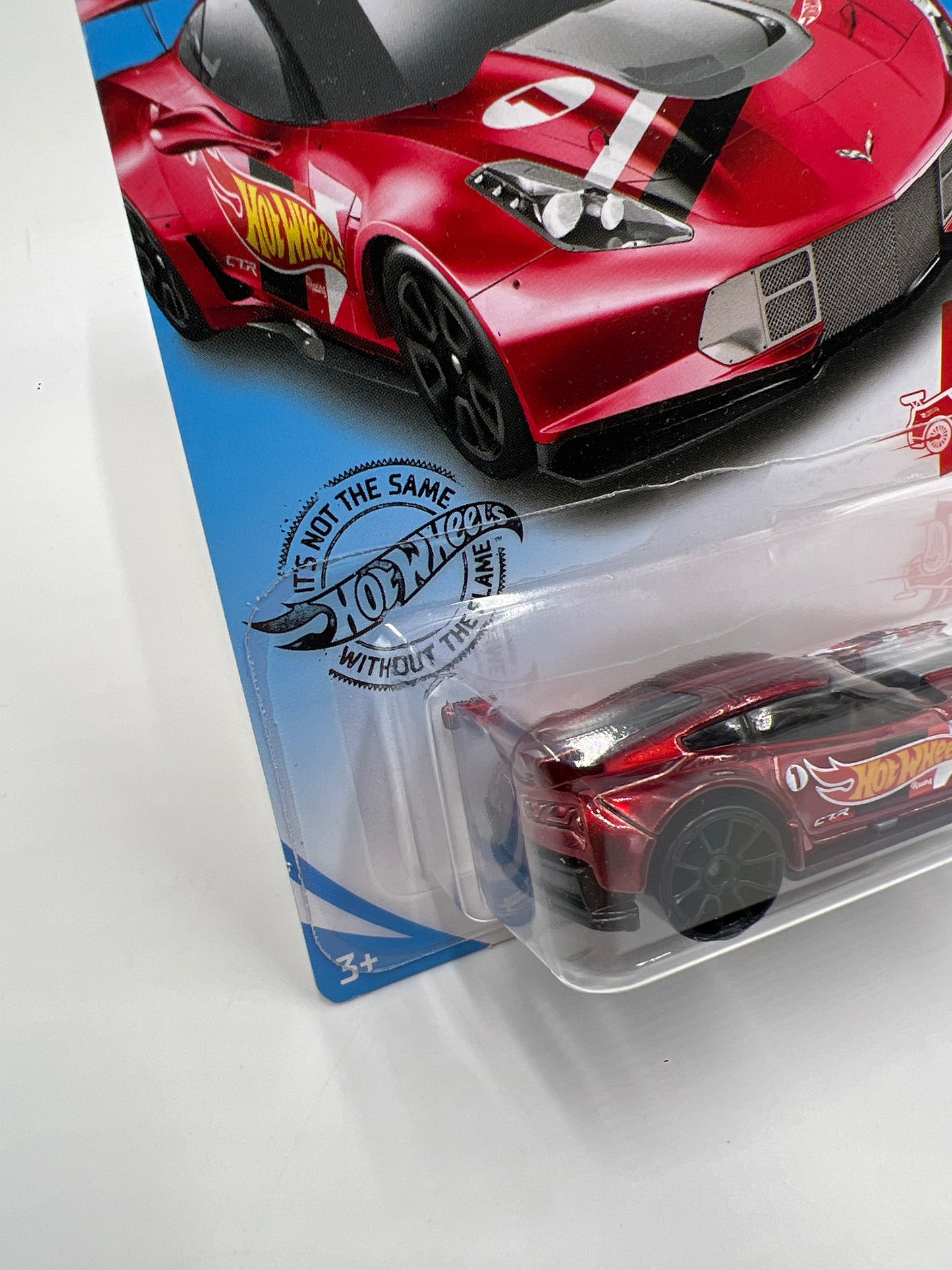 2019 Hot Wheels Target Exclusive Red Edition #193 Corvette C7.R Spectraflame Red Variation W/Protector
