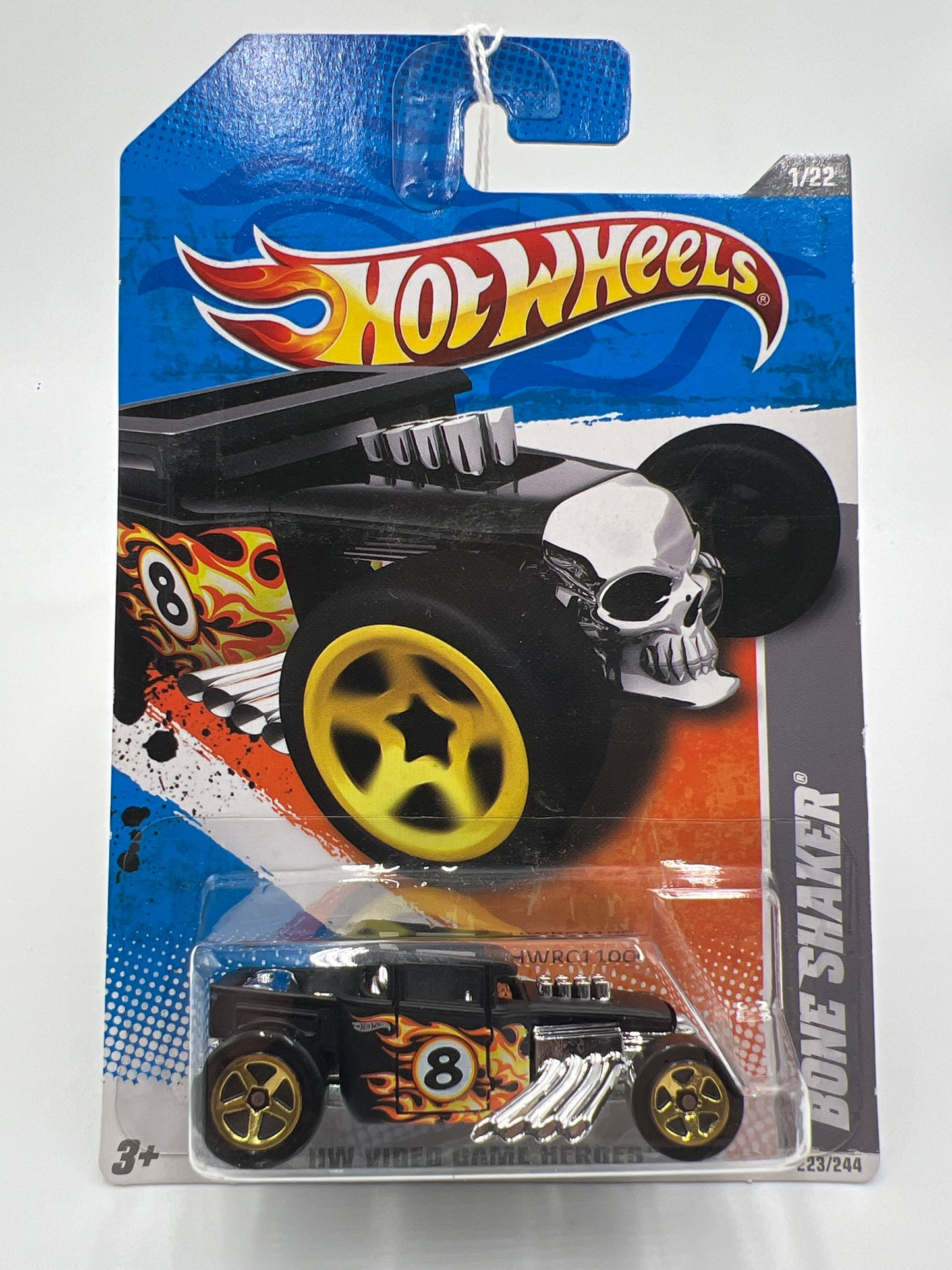 2011 Hot Wheels Video Game Heroes #223 Bone Shaker Black 56E