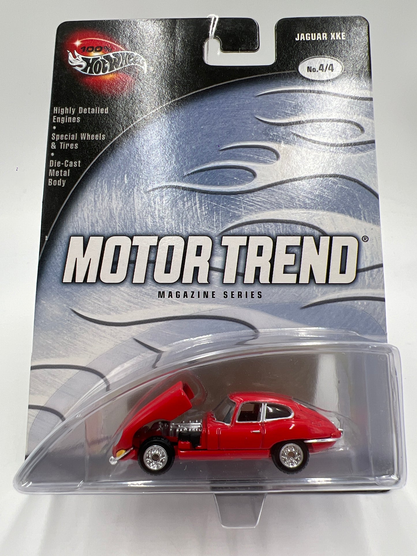 Hot Wheels Premium 100% Motor Trend #4 Jaguar XKE Red