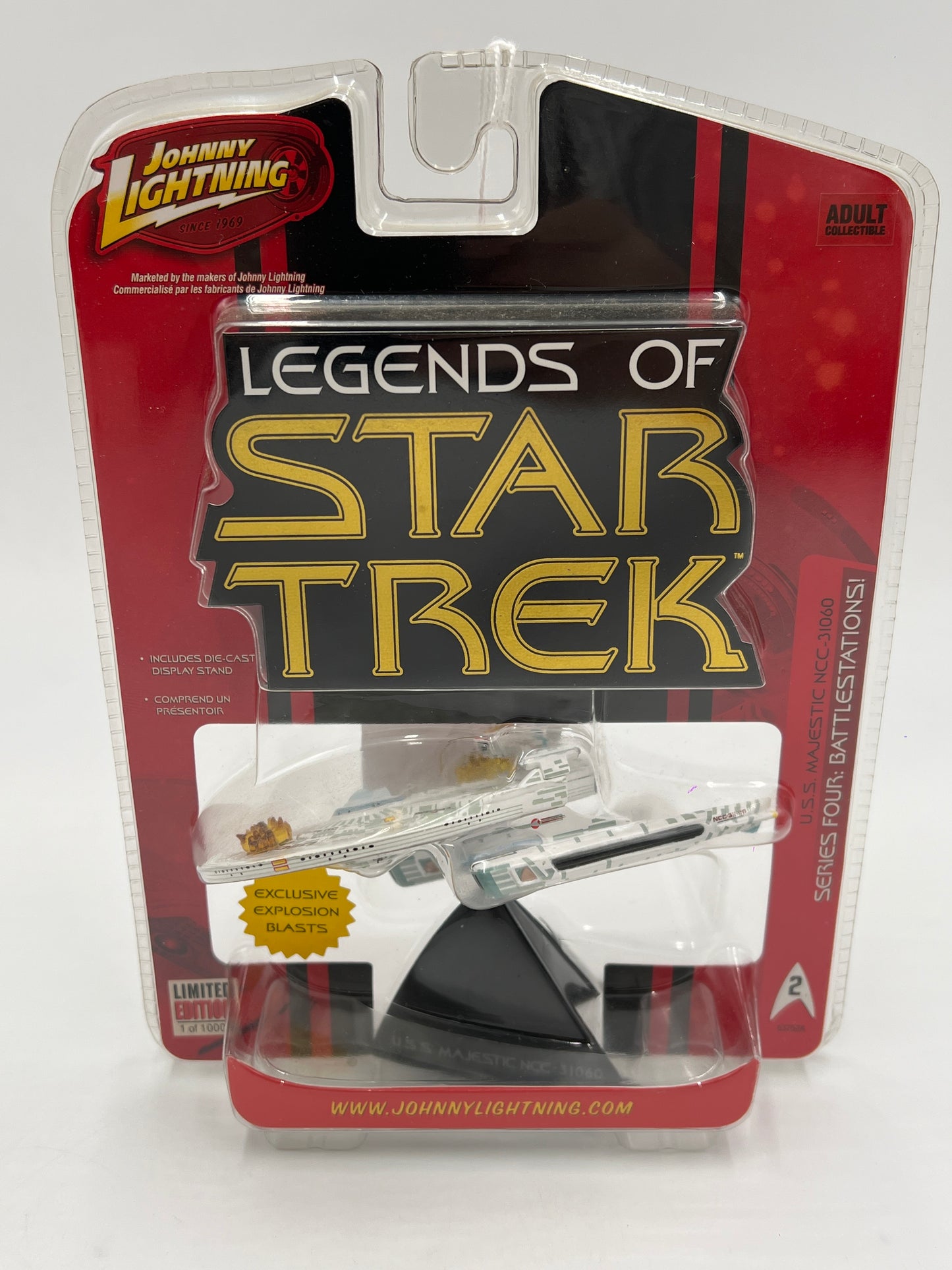 Johnny Lightning Legends Of Star Trek Series Four U.S.S. Majestic NCC-31060