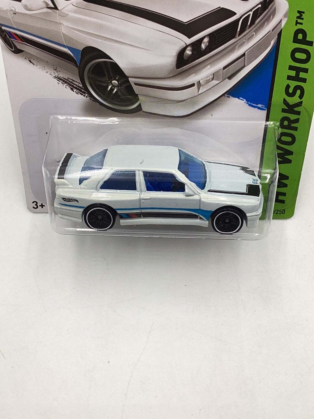 2014 hot wheels #195 92 Bmw M3 White K-Days