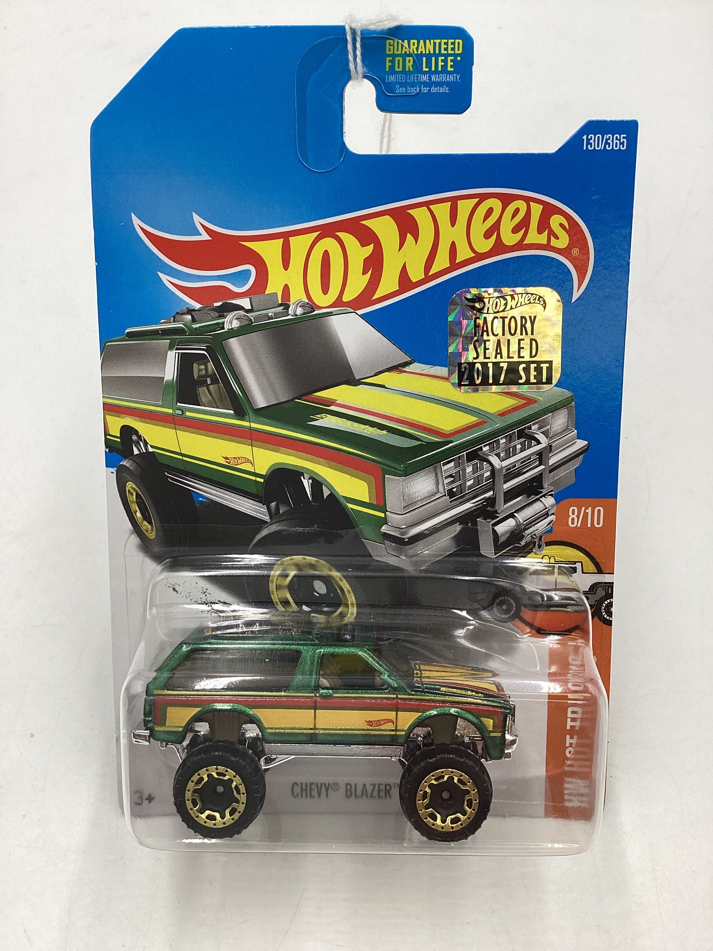 2017 Hot wheels Factory Sealed #34 Chevy Blazer 4x4 Green 15D