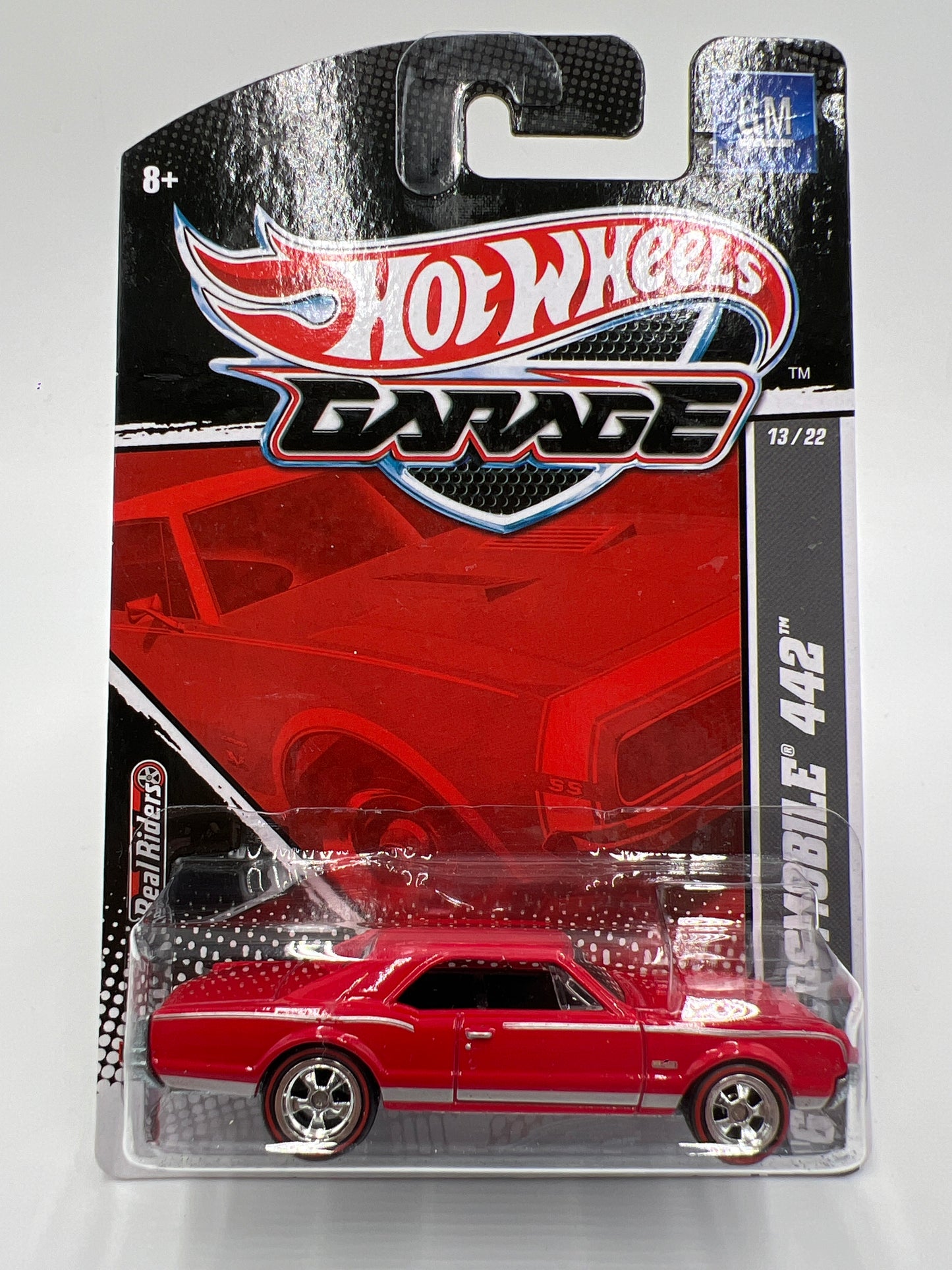 Hot Wheels Premium Garage Series #13 67 Oldsmobile 442 Red W/Protector
