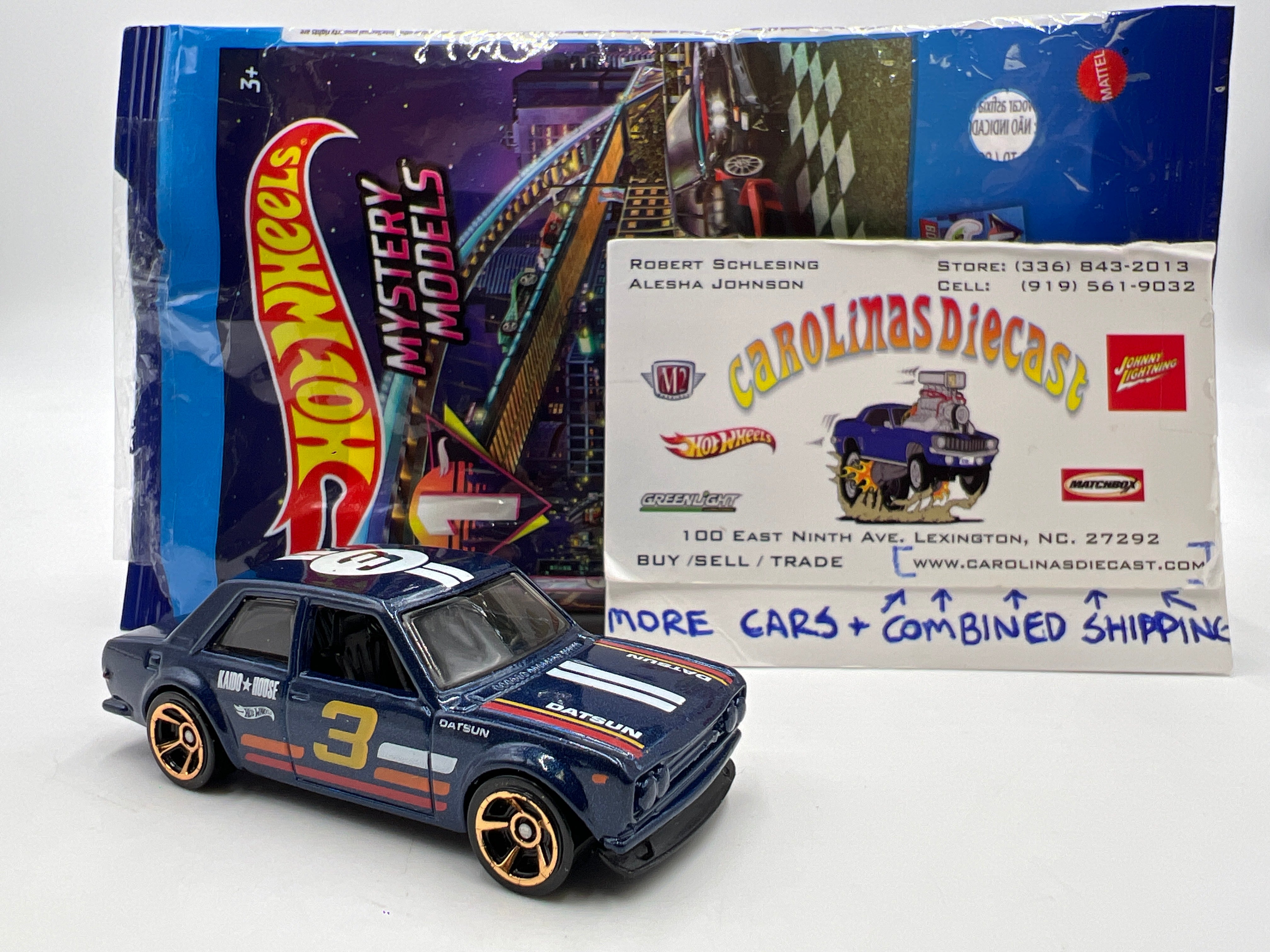 2022 Hot Wheels RLC Exclusive '71 top Datsun 510 with Gulf Deco